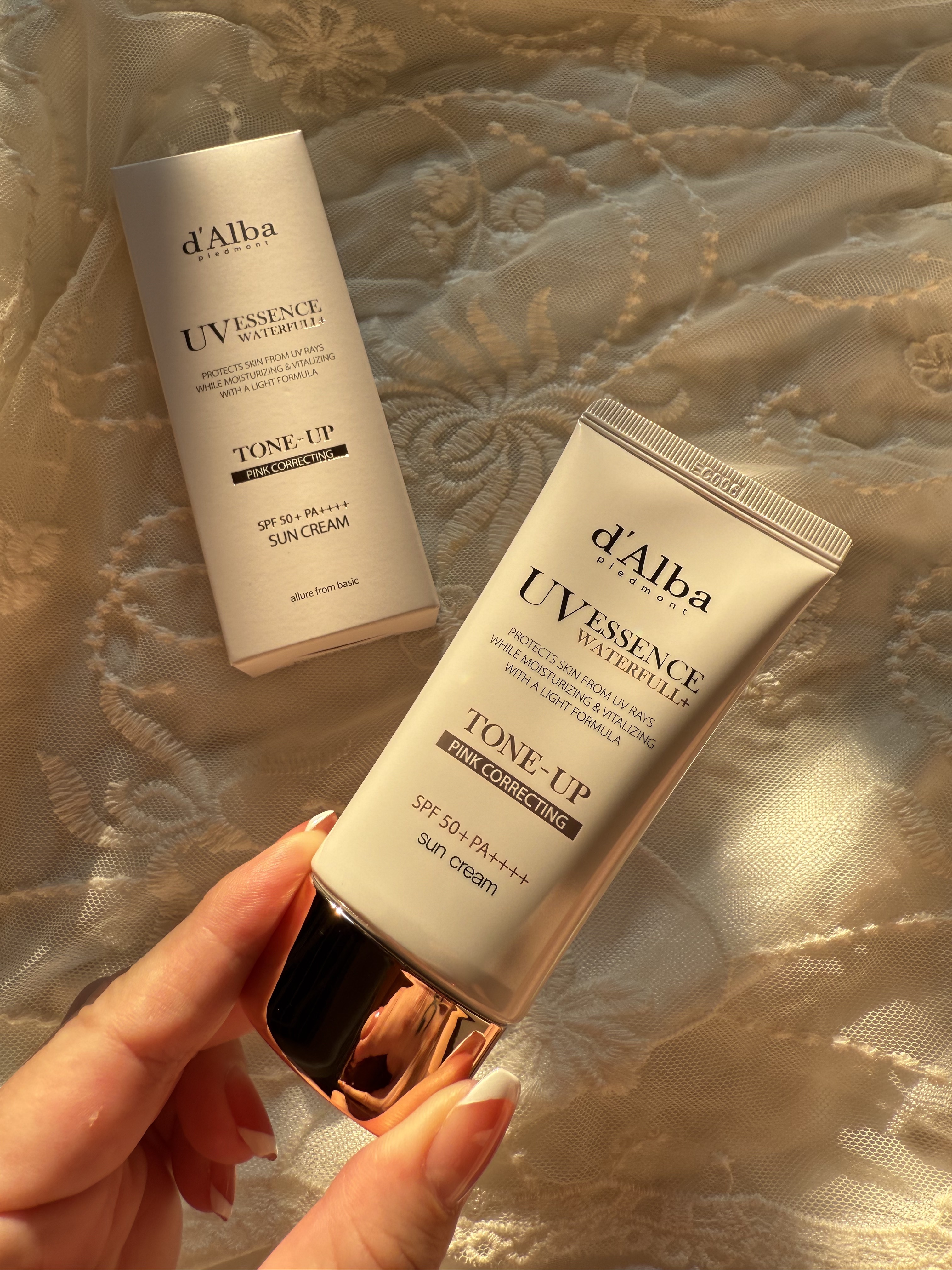 ウォータフルトーンアップサンクリーム/ダルバ/日焼け止めクリームを使ったクチコミ（1枚目）