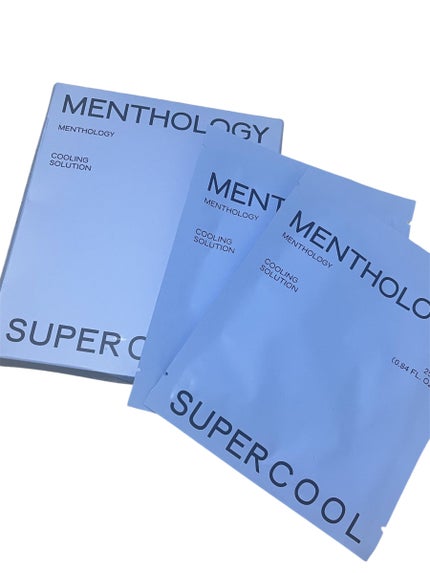 MENTHOLOGY クーリングマスクパック/menthology/シートマスク・パックを使ったクチコミ(1枚目)