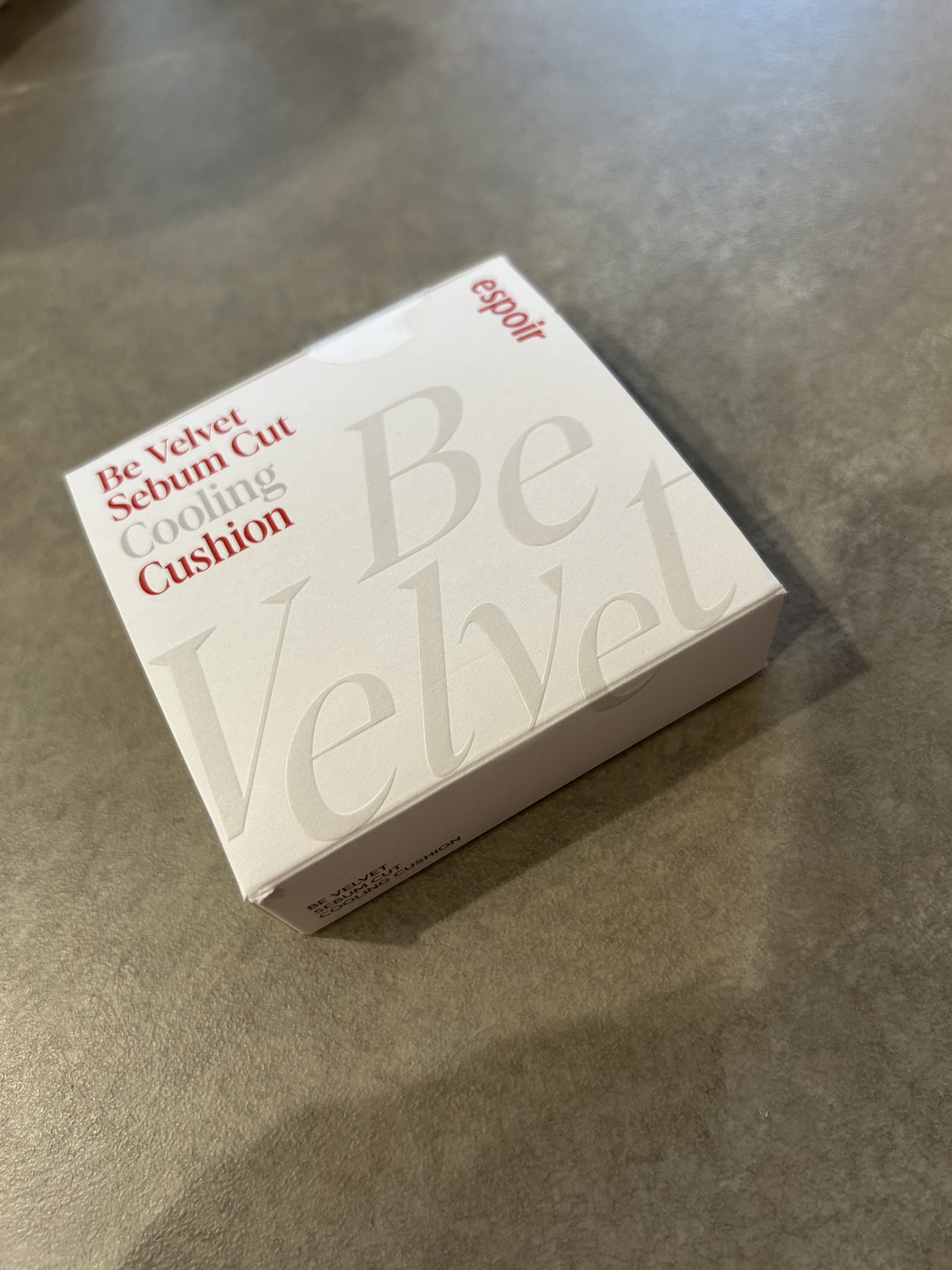 ビーベルベット セバムカットクッション 本品 15.8g/espoir/プレストパウダーを使ったクチコミ（1枚目）