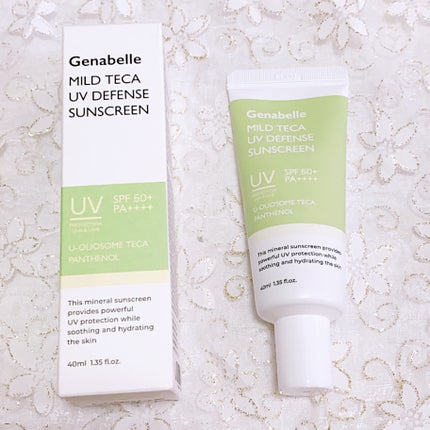 マイルドテカUVディフェンス サンスクリーン/Genabelle/日焼け止めクリームを使ったクチコミ(4枚目)