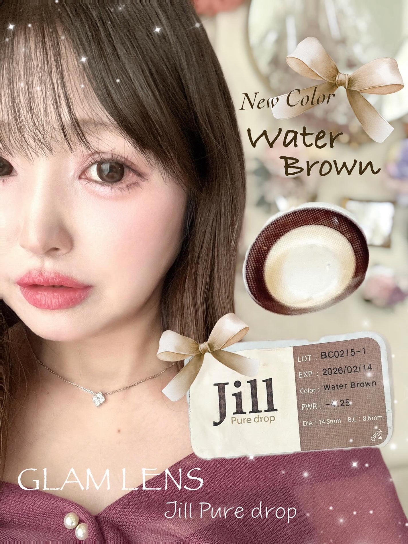 JILL Pure drop/グラムレンズ/カラーコンタクトレンズを使ったクチコミ(1枚目)