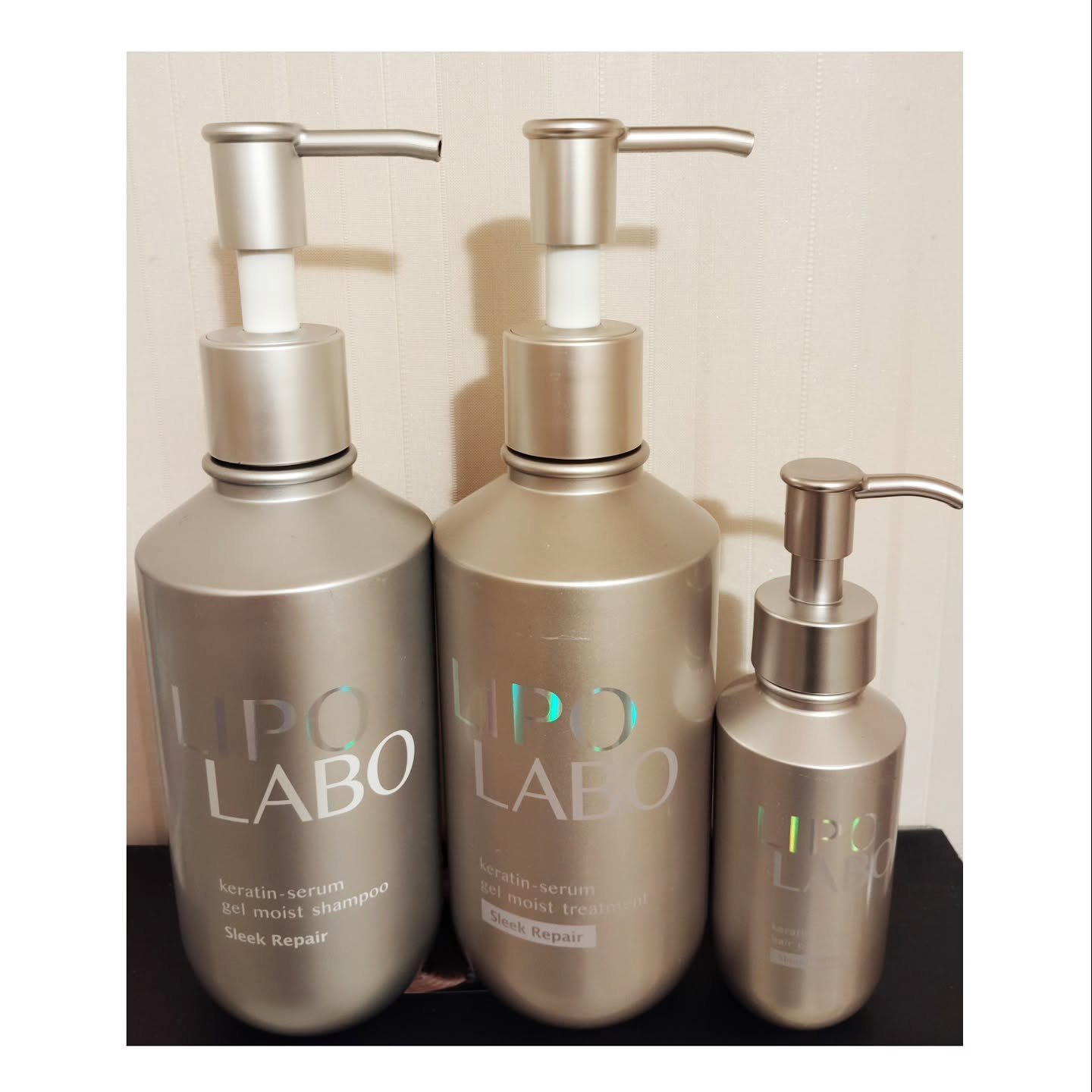 リポ ラボ ケラチンセラム ジェルモイスト シャンプー /トリートメントスリークリペア＊/LIPO　LABO/市販シャンプーを使ったクチコミ（1枚目）