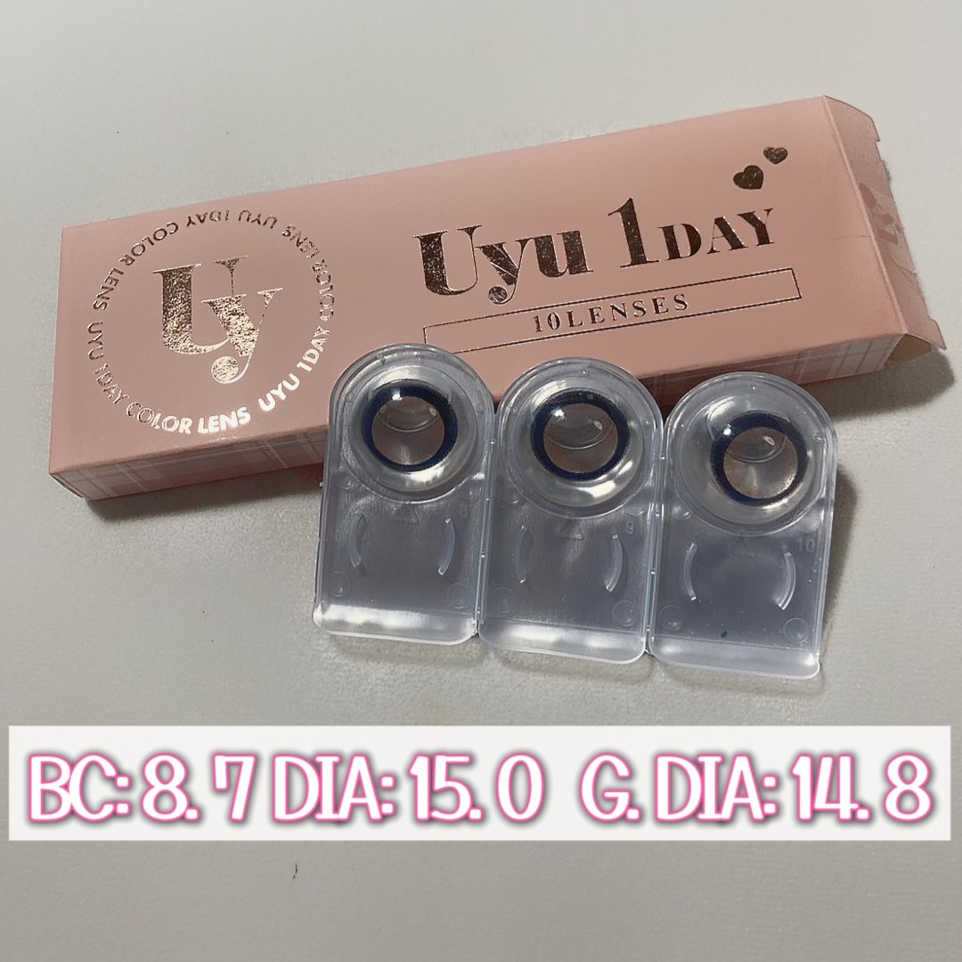 Uyu 1DAY キューティーパイ/Uyu/ワンデー（１DAY）カラコンを使ったクチコミ（2枚目）