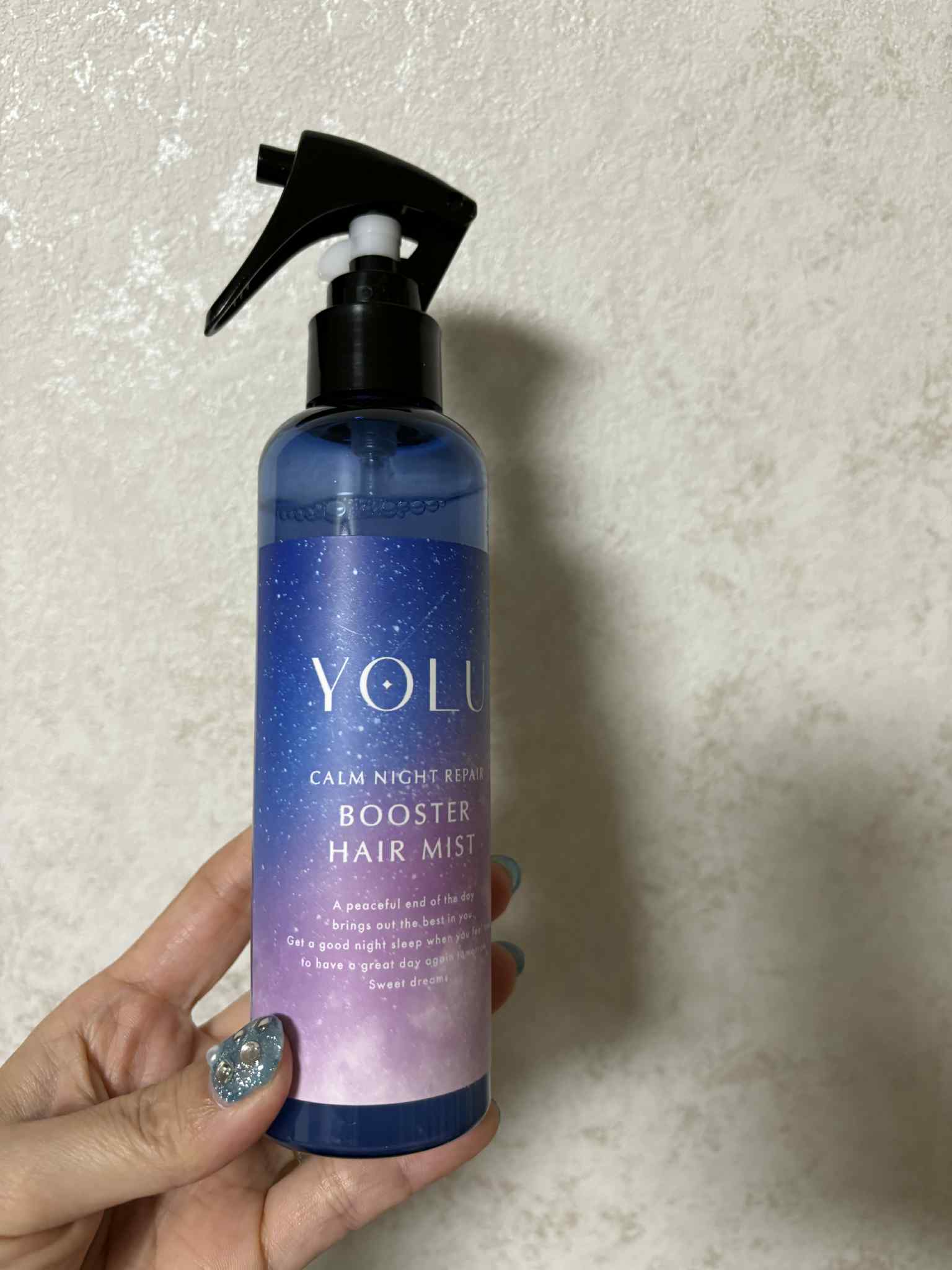 ヨル　カームナイトリペアブースターヘアミスト/YOLU/ヘアミストを使ったクチコミ（2枚目）