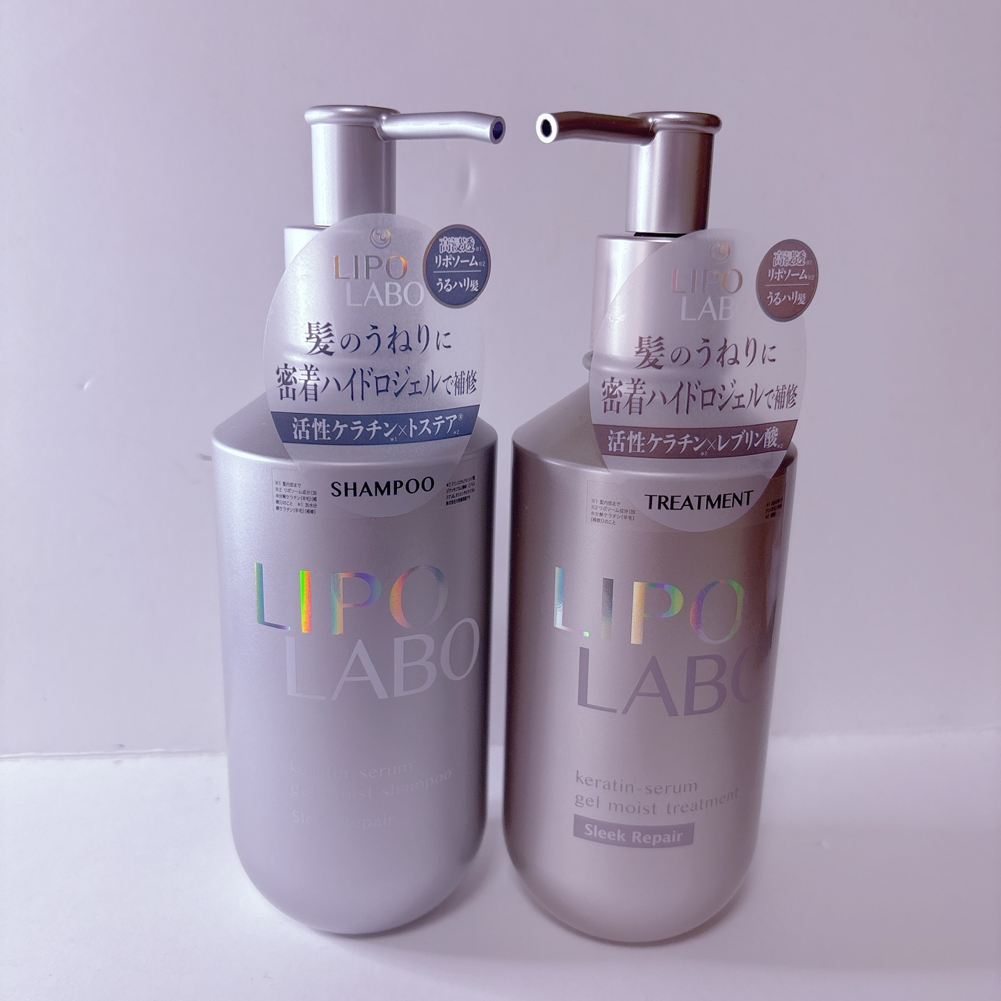 リポ ラボ ケラチンセラム ジェルモイスト シャンプー /トリートメントスリークリペア＊/LIPO　LABO/市販シャンプーを使ったクチコミ（2枚目）