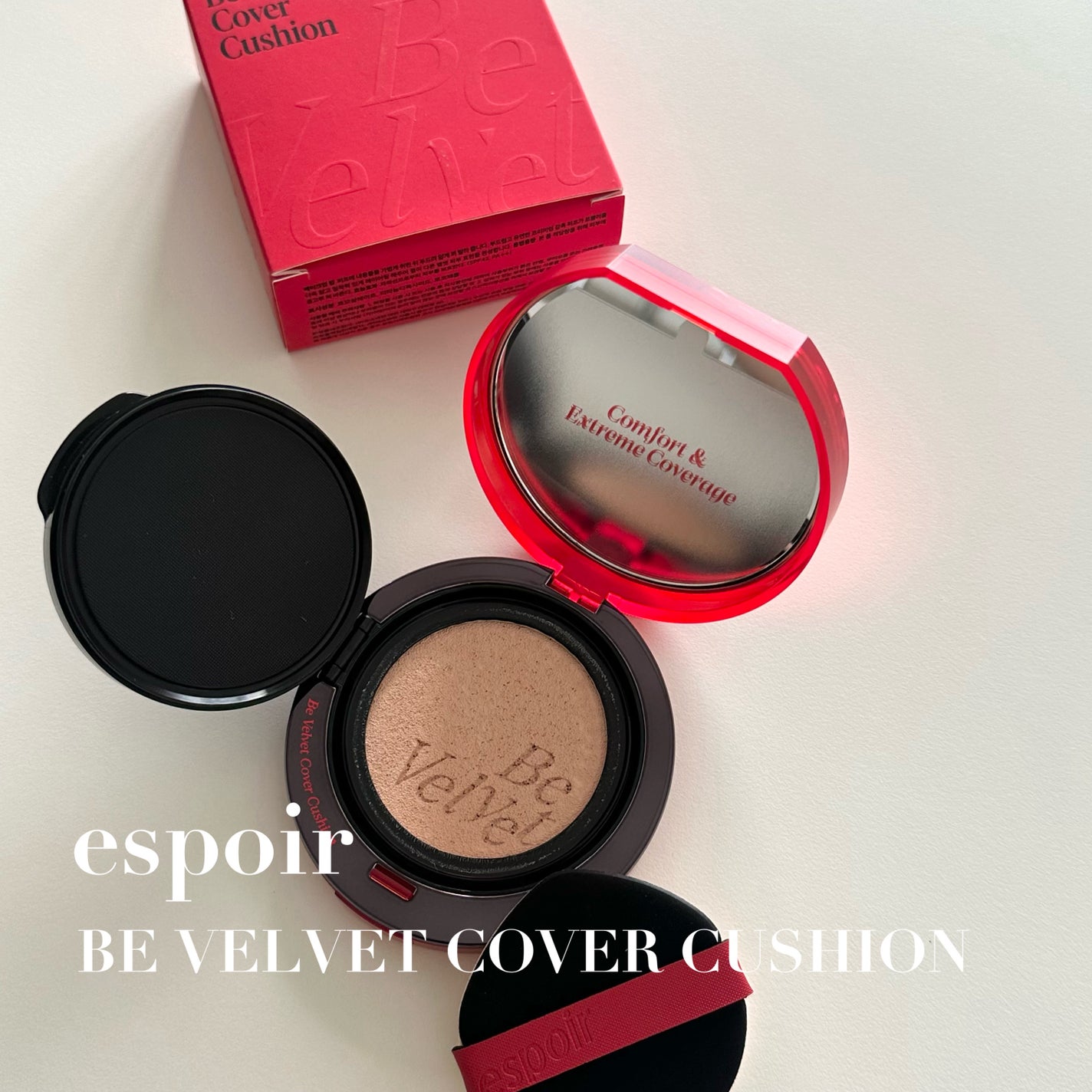 ビーベルベットカバークッション/espoir/クッションファンデーションを使ったクチコミ(1枚目)