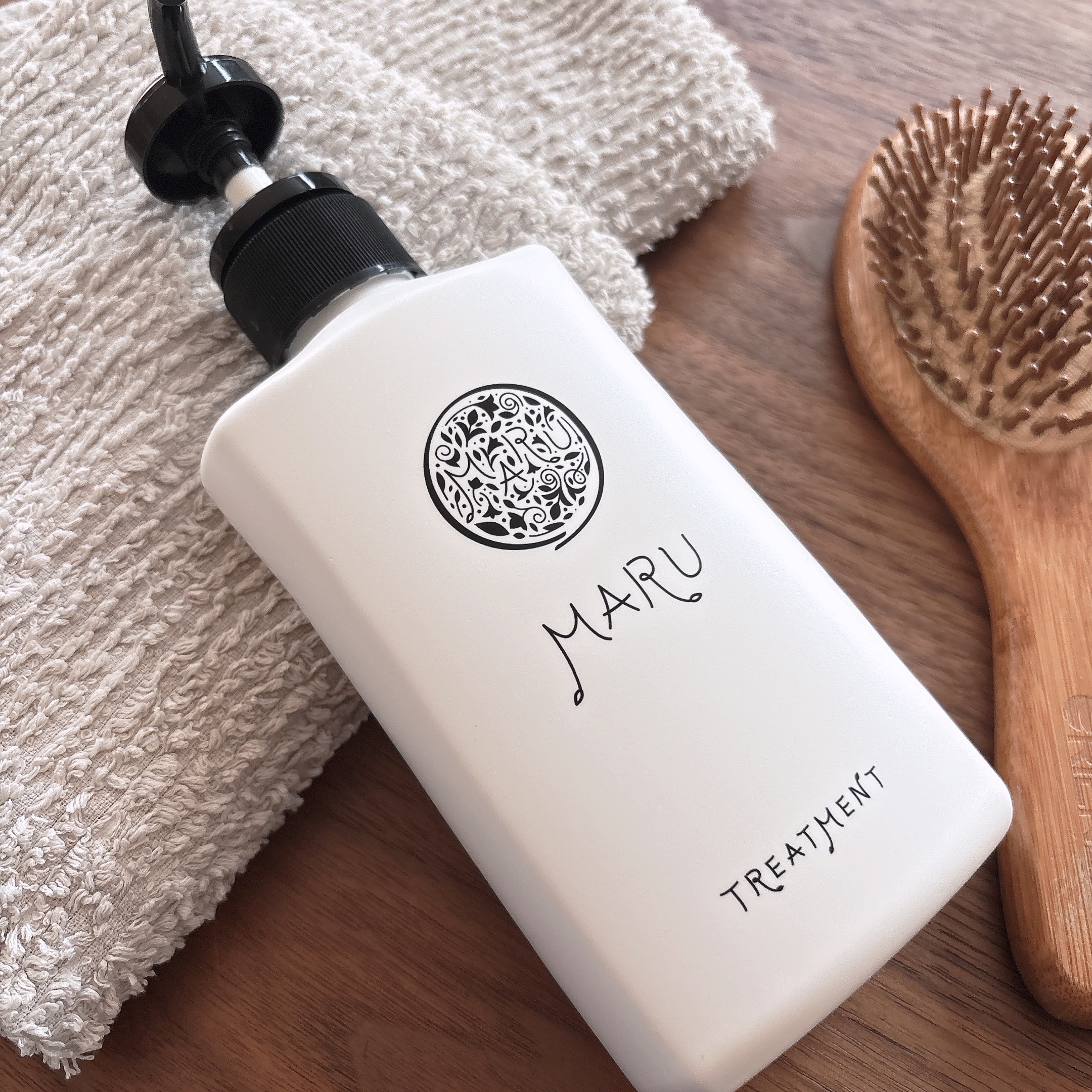 MARU マルシャンプー・トリートメントのクチコミ「髪や頭皮はもちろん、なんと顔や全身まで洗える天然成分たっぷりの【MARUシャンプー・トリートメ.....」（2枚目）