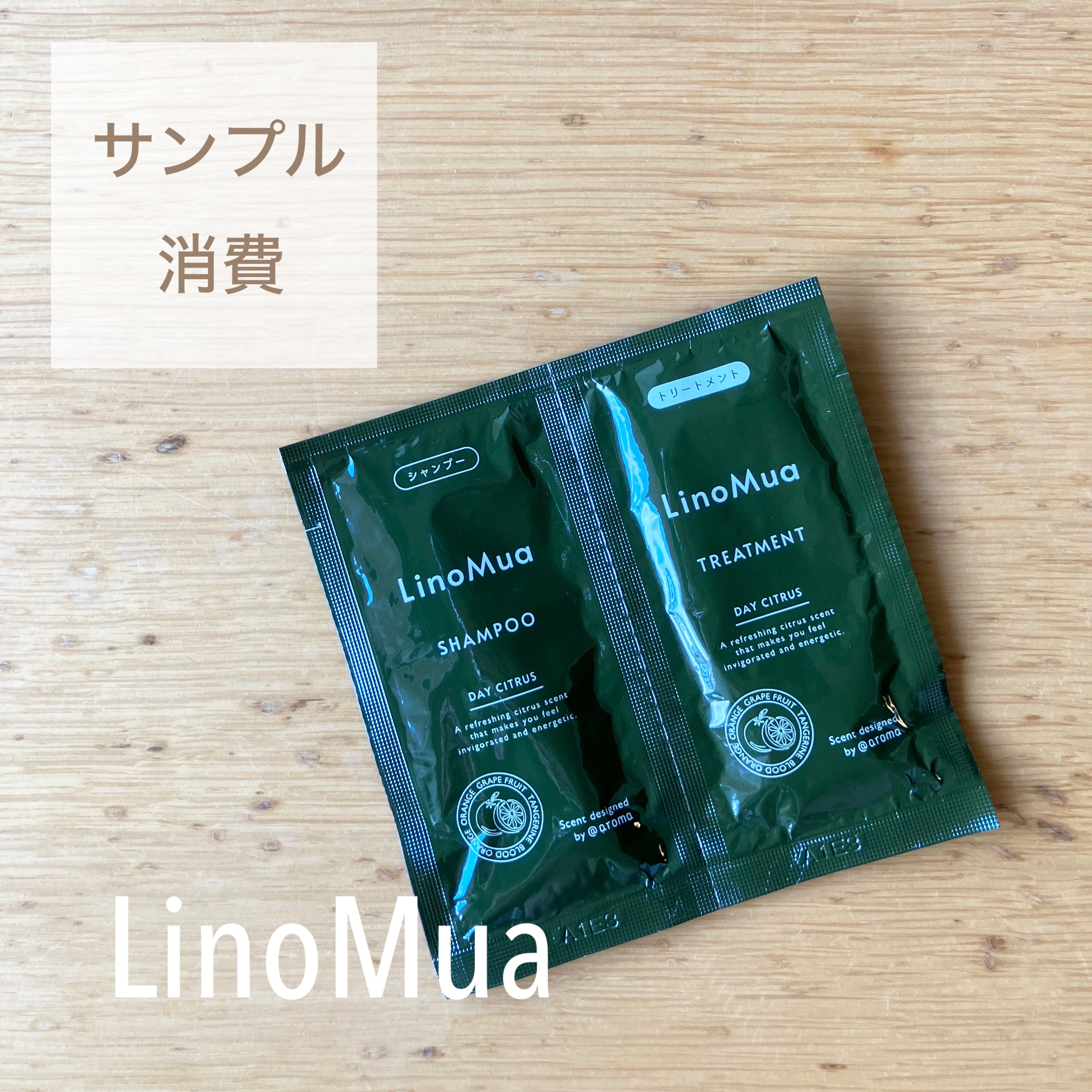 オーガニックシャンプー/トリートメント デイシトラスの香り/LinoMua/市販シャンプーを使ったクチコミ（1枚目）