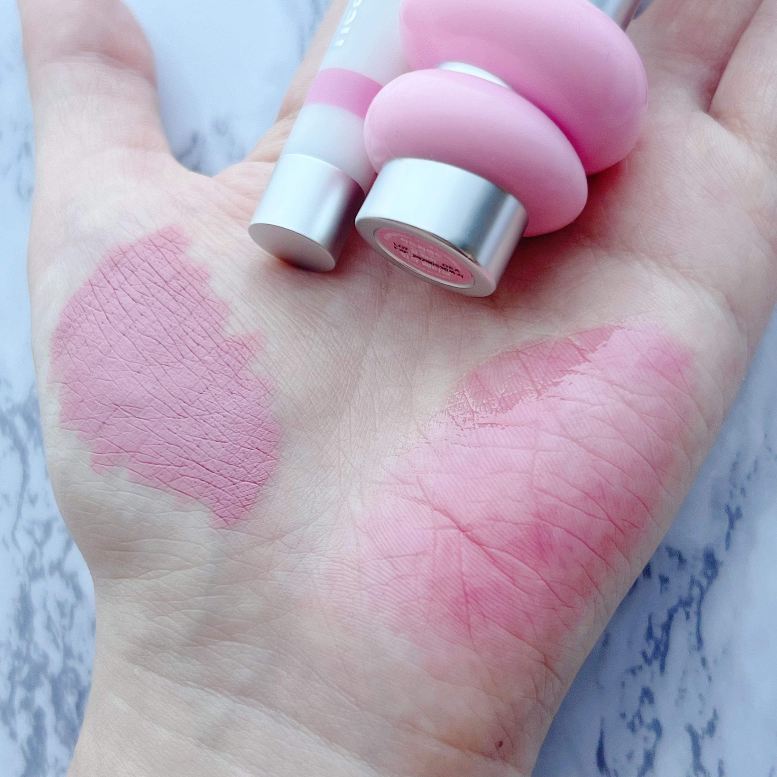 ドットオンムードワンウェイグロイティント 04 ピンク・ベイブ/Heart Percent/リップティントを使ったクチコミ（3枚目）