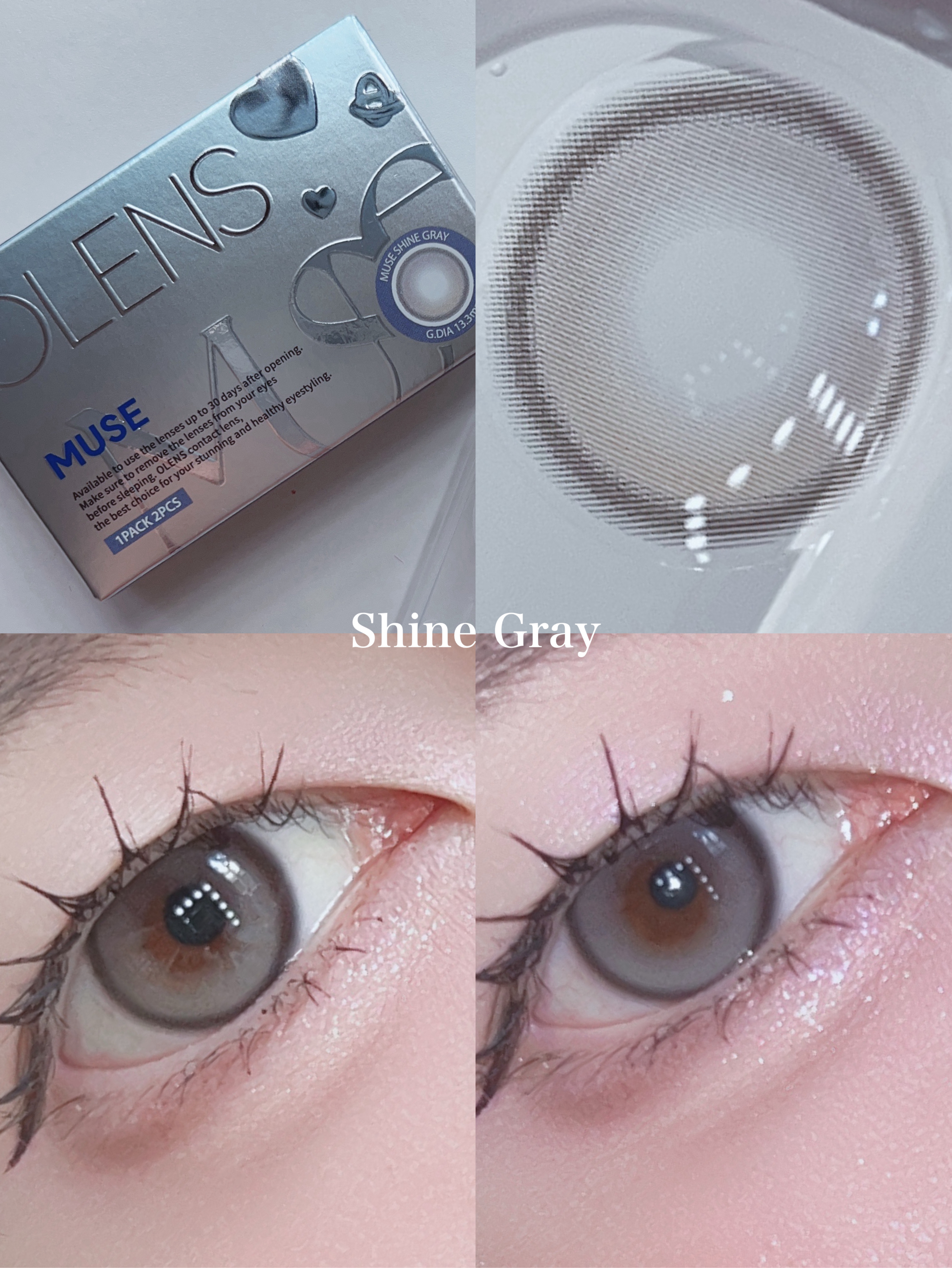 MUSE 1month/OLENS/１ヶ月（１MONTH）カラコンを使ったクチコミ（3枚目）