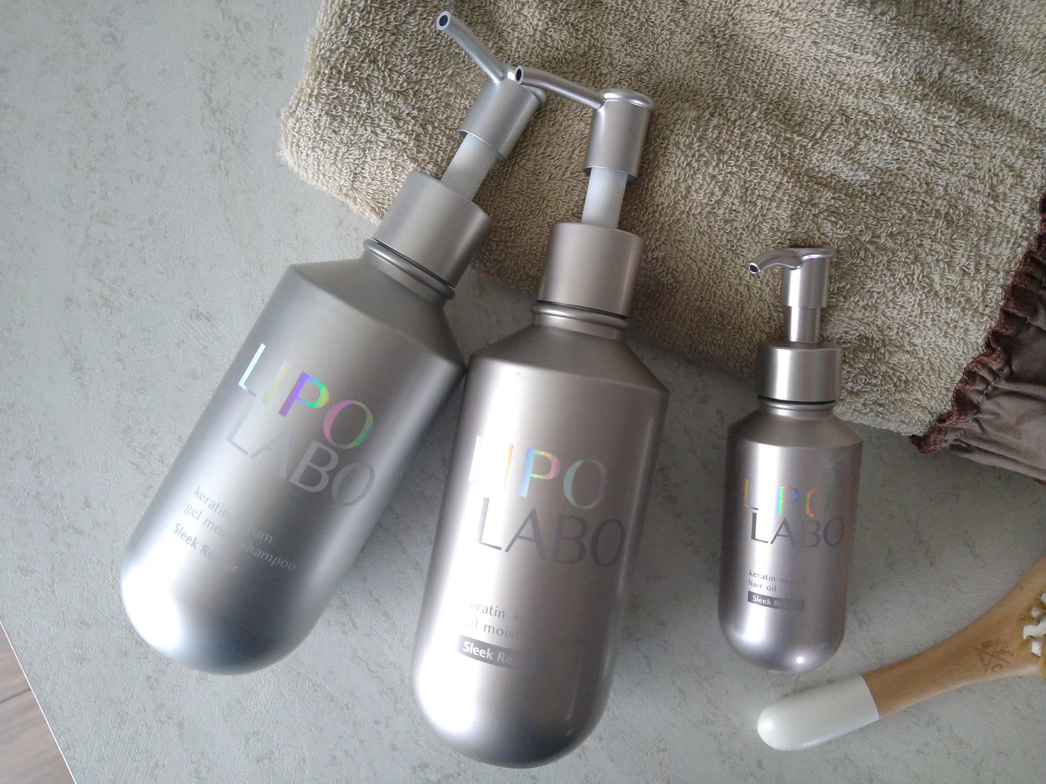 リポ ラボ ケラチンセラム ヘアオイル スリークリペア＊/LIPO　LABO/ヘアオイルを使ったクチコミ（1枚目）