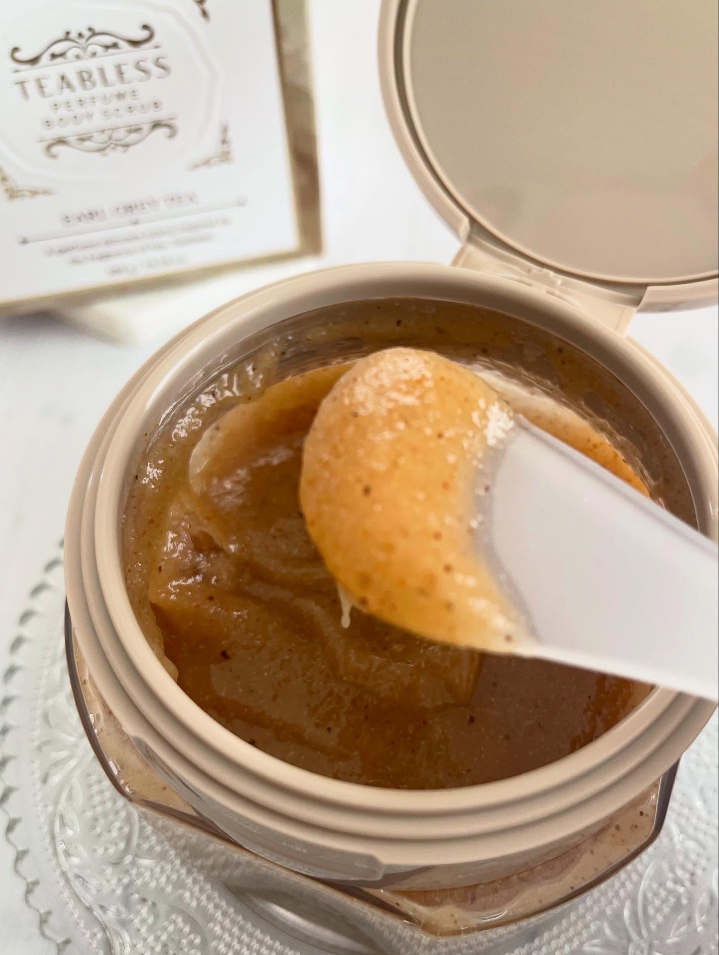 アールグレイティージャム ボディスクラブ/TEABLESS/ボディスクラブを使ったクチコミ（3枚目）