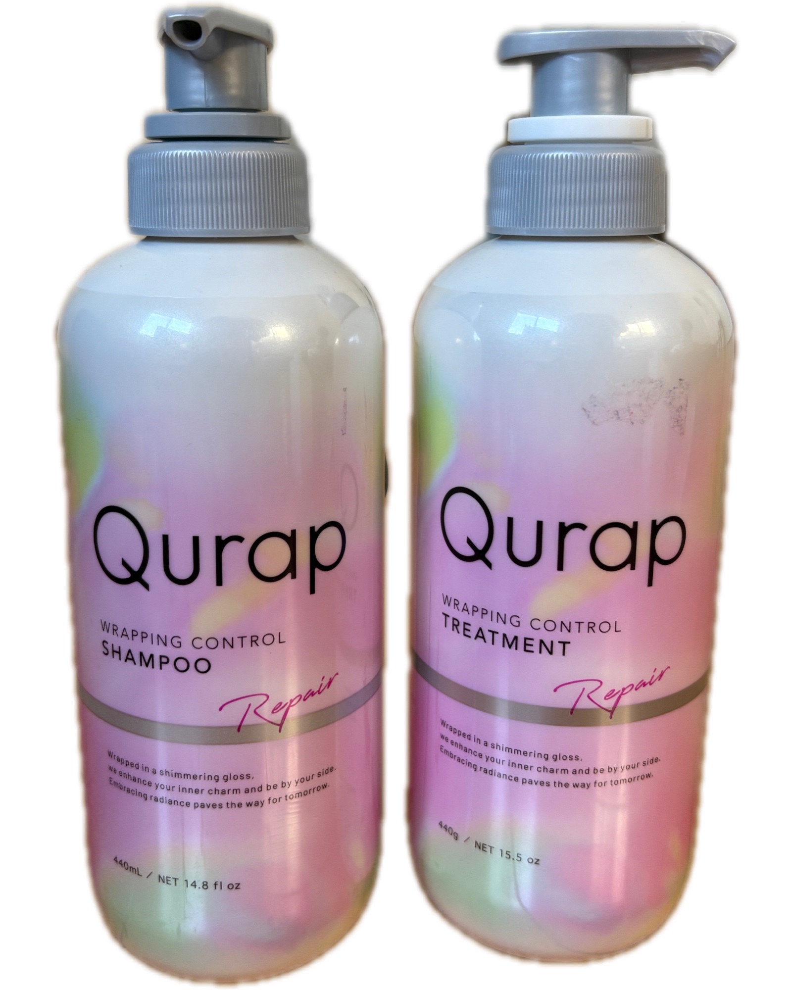 ラッピングコントロールシャンプー/トリートメント/Qurap/市販シャンプーを使ったクチコミ（1枚目）