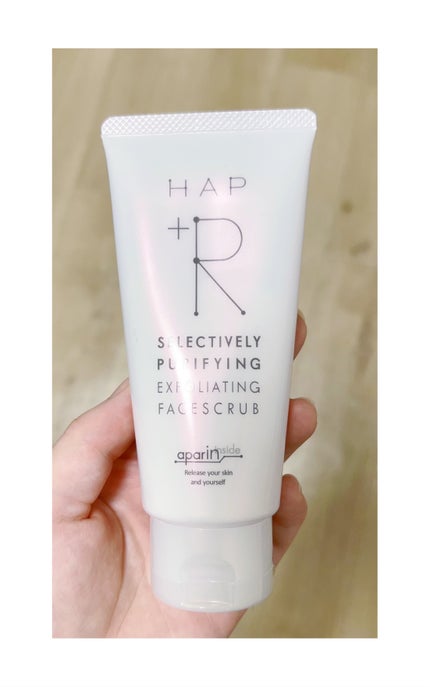 フェイススクラブ /HAP+R/スクラブ・ゴマージュを使ったクチコミ(1枚目)