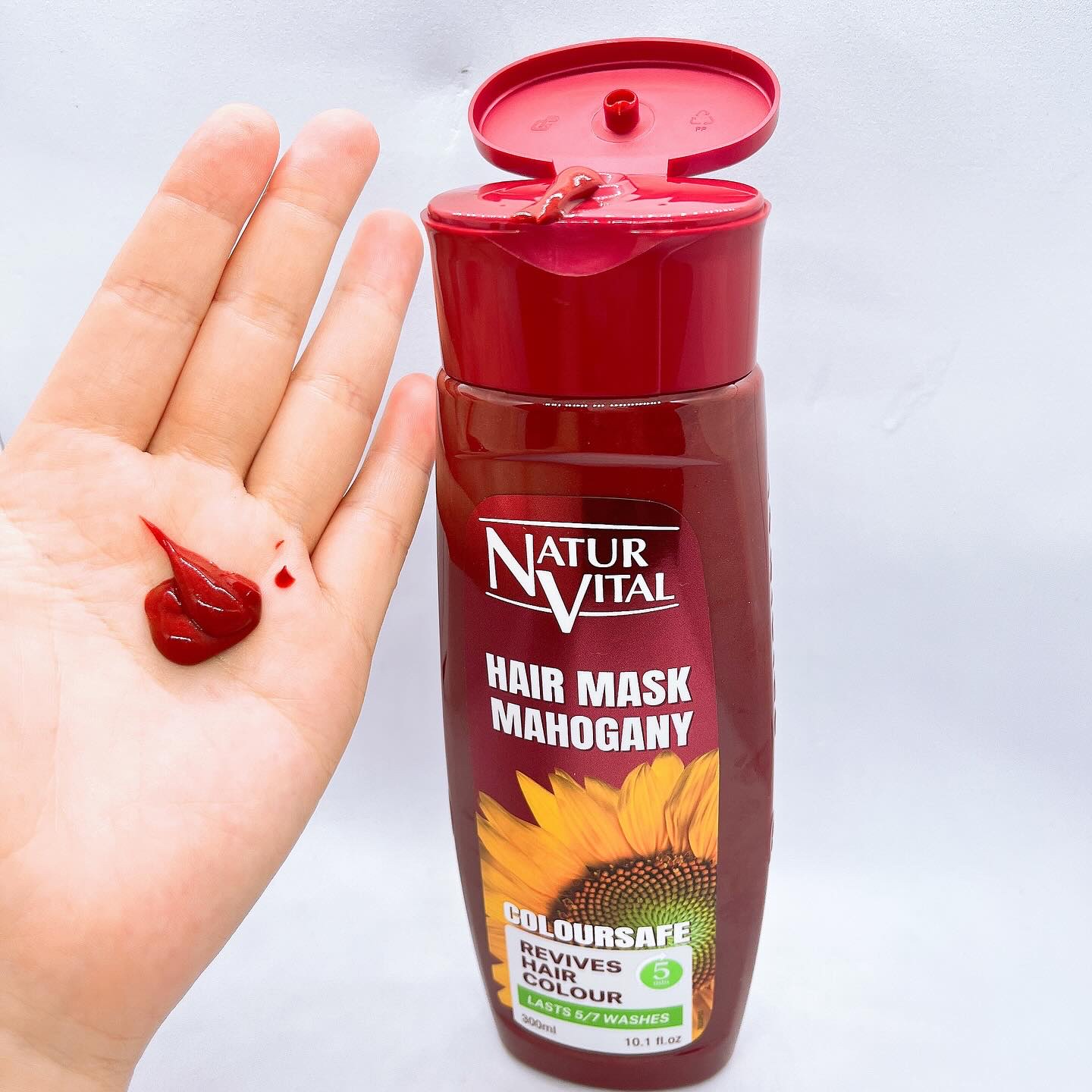 カラーセーフ　ヘアマスクS/ナチュールバイタル/ヘアカラーを使ったクチコミ（2枚目）