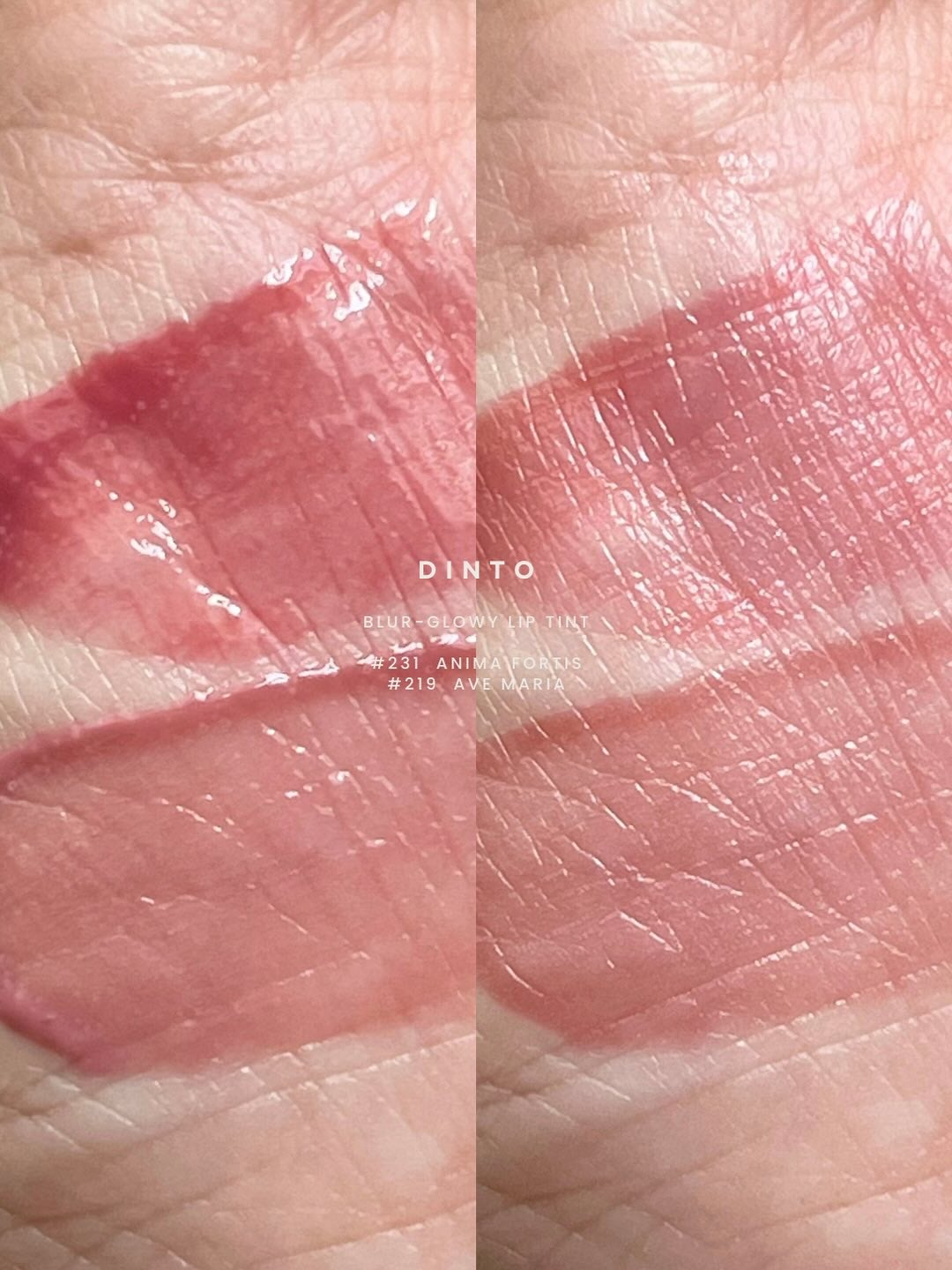 ブラーグロイリップティント/Dinto/リップティントを使ったクチコミ(4枚目)