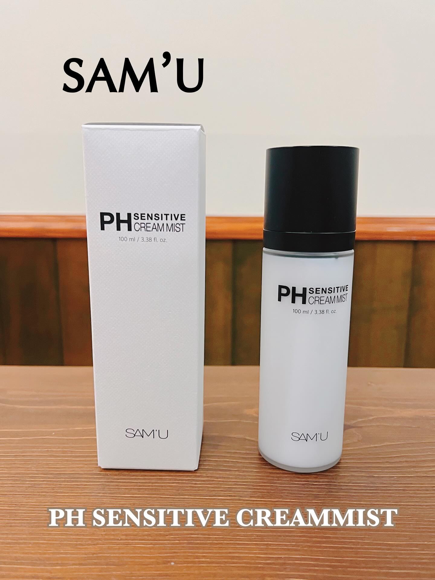 PHセンシティブクリームミスト/SAM'U/ミスト状化粧水を使ったクチコミ（1枚目）