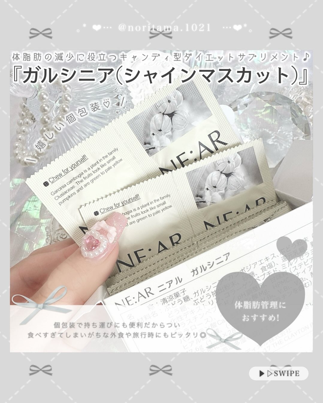 ガルシニア/NE:AR/ボディサプリメントを使ったクチコミ(2枚目)