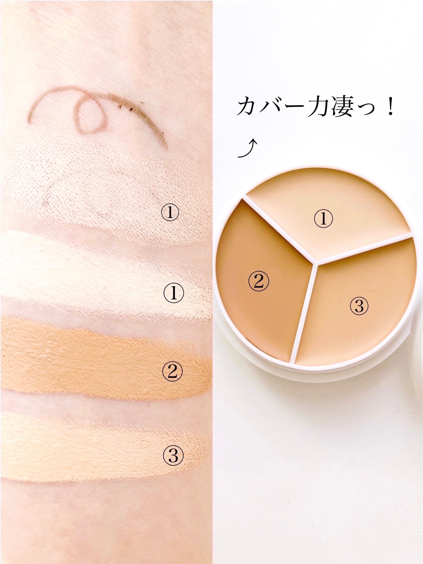 カバーアッププロコンシーラー/TFIT/パレットコンシーラーを使ったクチコミ(4枚目)