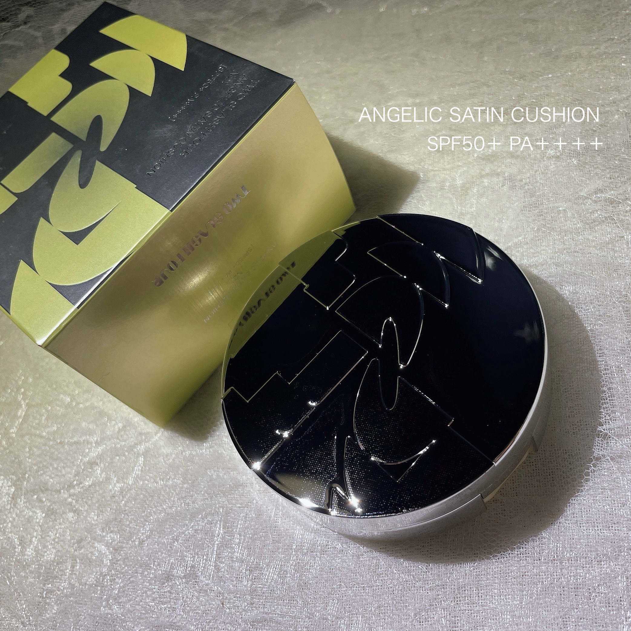 エンジェリックサテンクッション/TWO SLASH FOUR/クッションファンデーションを使ったクチコミ（2枚目）