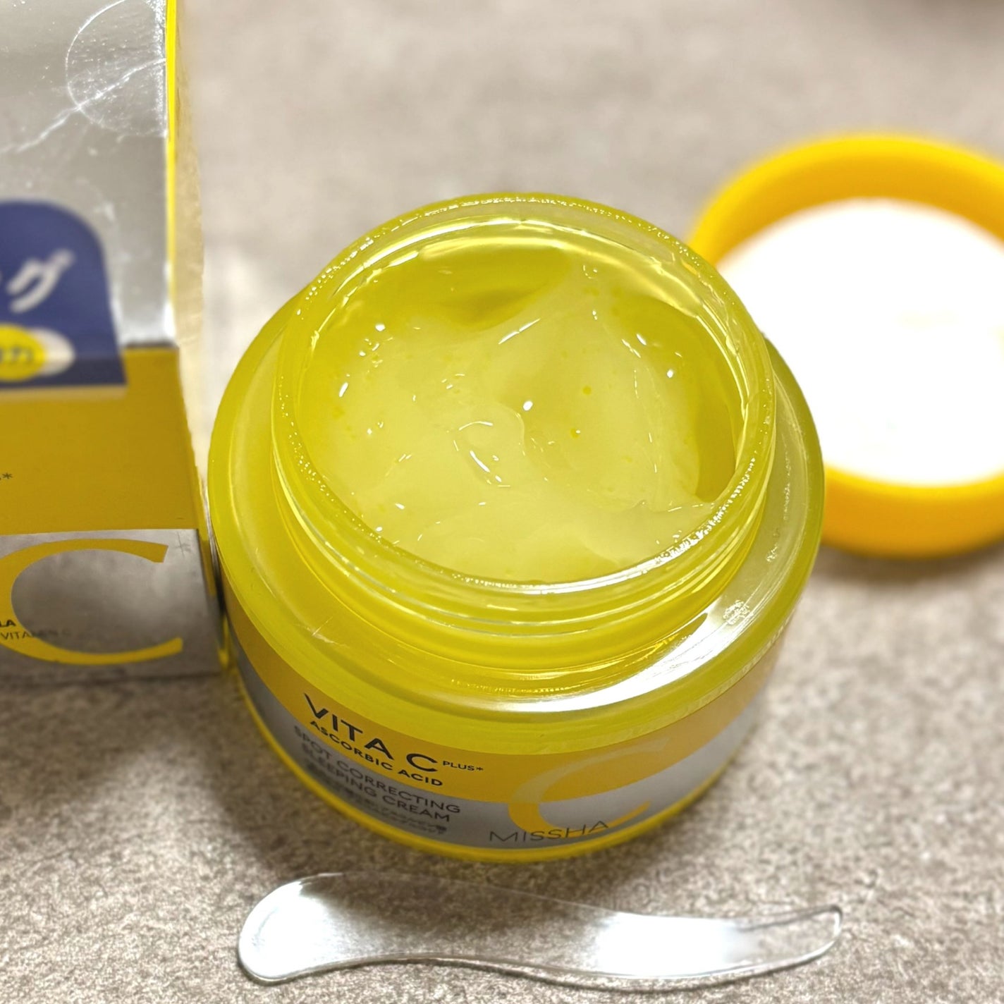 ミシャ ビタシープラス* スリーピングクリーム/MISSHA/フェイスクリームを使ったクチコミ(2枚目)