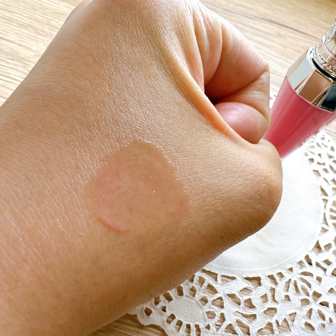 ジルスチュアート クリスタルブルーム リップブーケ セラム/JILL STUART/リッププランパーを使ったクチコミ(5枚目)