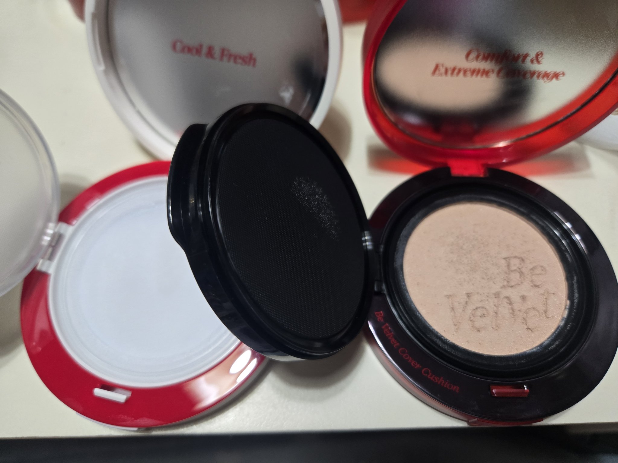 ビーベルベット セバムカットクッション/espoir/プレストパウダーを使ったクチコミ（2枚目）