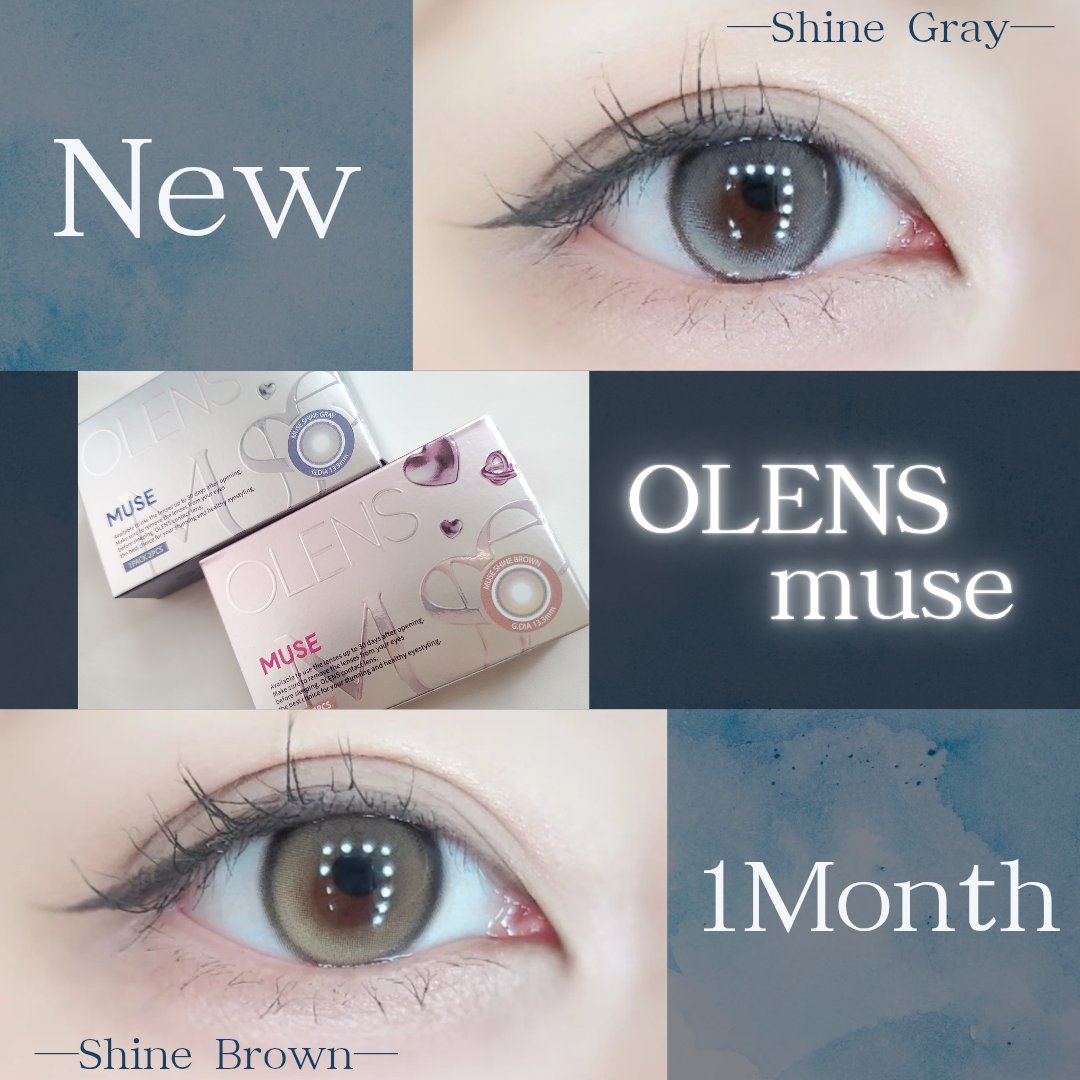 MUSE 1month/OLENS/１ヶ月（１MONTH）カラコンを使ったクチコミ（1枚目）