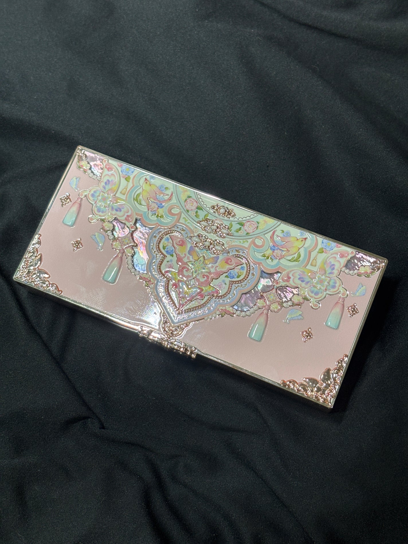 胡蝶雲肩6色アイシャドウパレット/FlowerKnows/アイシャドウパレットを使ったクチコミ(3枚目)