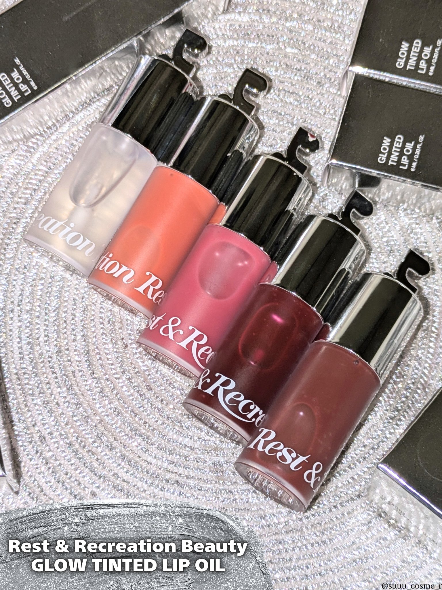 GLOW TINTED LIP OIL/Rest & Recreation BEAUTY/リップオイルを使ったクチコミ（1枚目）