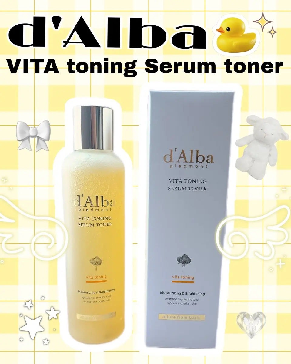 ビタトーニングセラムトナー/ダルバ/化粧水を使ったクチコミ(1枚目)