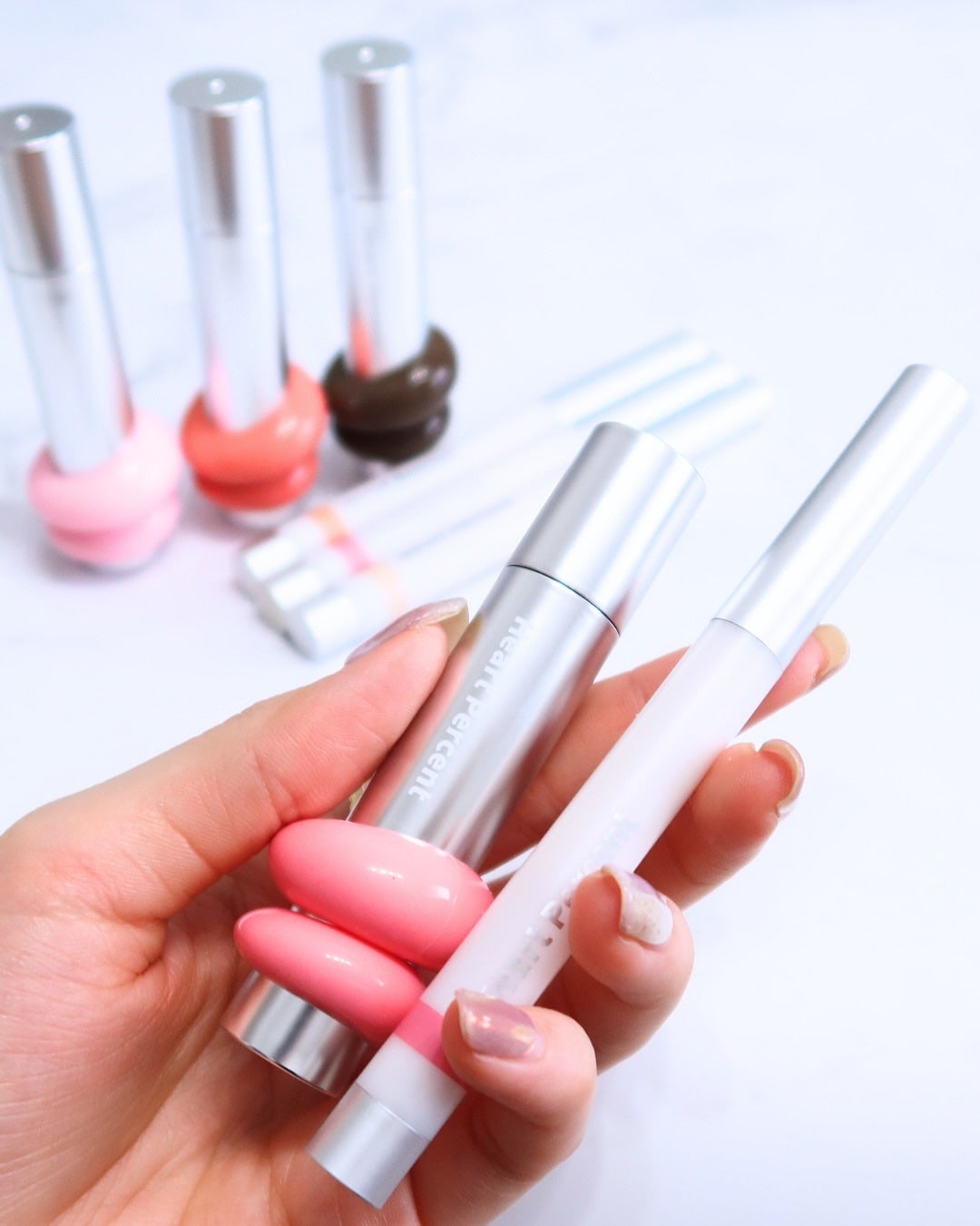 ドットオンムードワンウェイグロイティント/Heart Percent/リップティントを使ったクチコミ(10枚目)