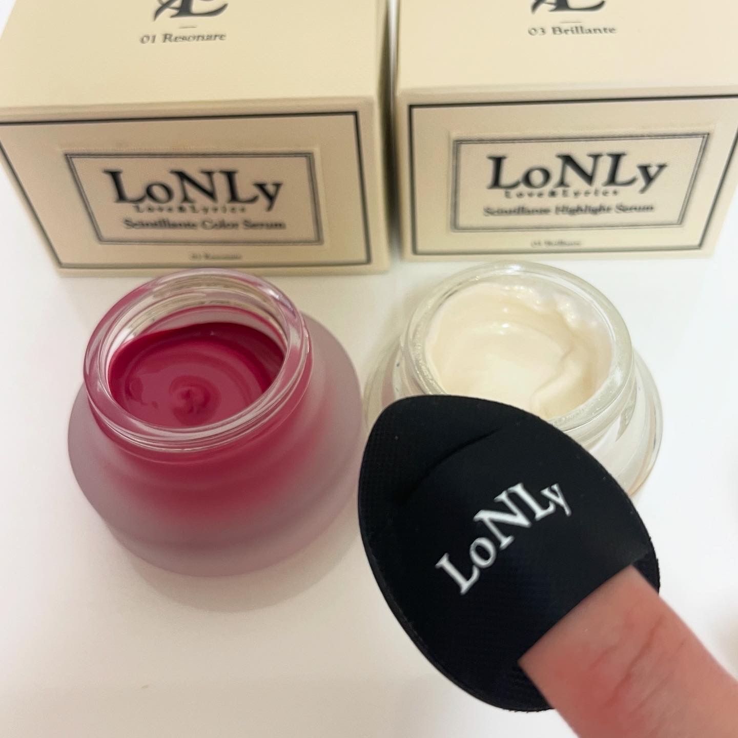 LoNLy シンティランテカラーセラム CS01 Resonare/LoNLy /リキッドチークを使ったクチコミ（3枚目）