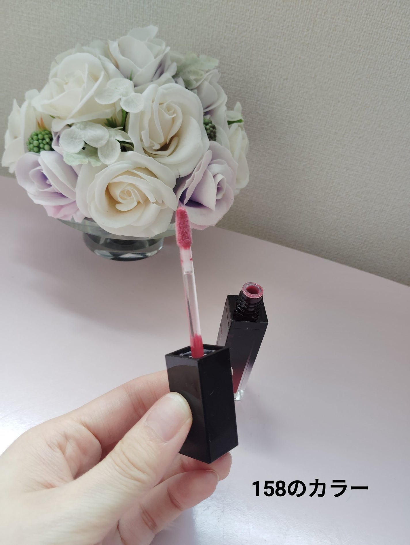 ディープキスド プランピング リップエナメル/Dinto/リップグロスを使ったクチコミ(3枚目)