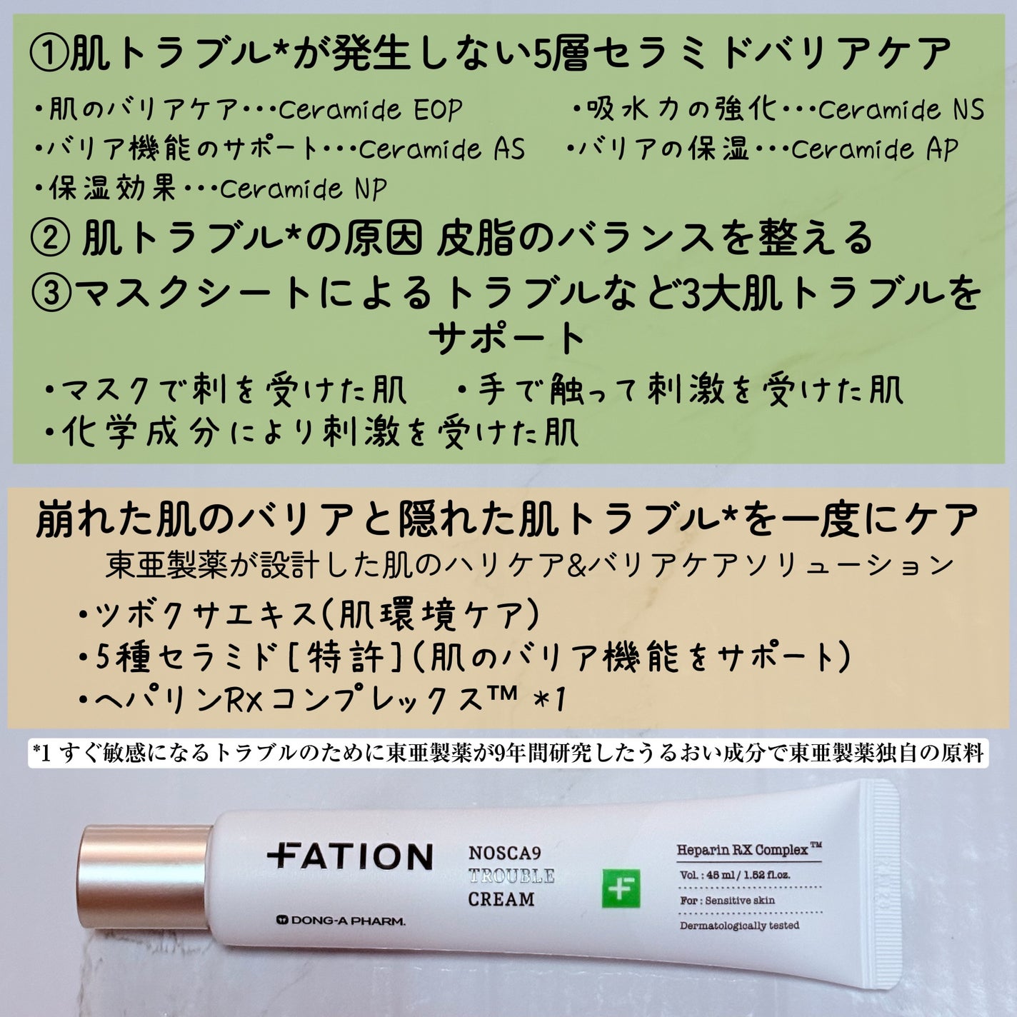 ノスカナイン トラブル セラム/FATION/美容液を使ったクチコミ(5枚目)