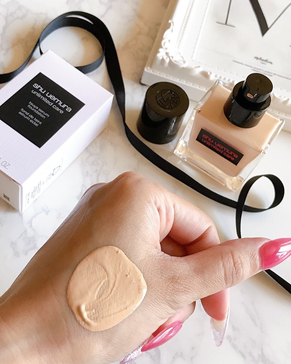 アンリミテッド ケア ツヤ セラム ファンデーション/shu uemura/リキッドファンデーションを使ったクチコミ(6枚目)