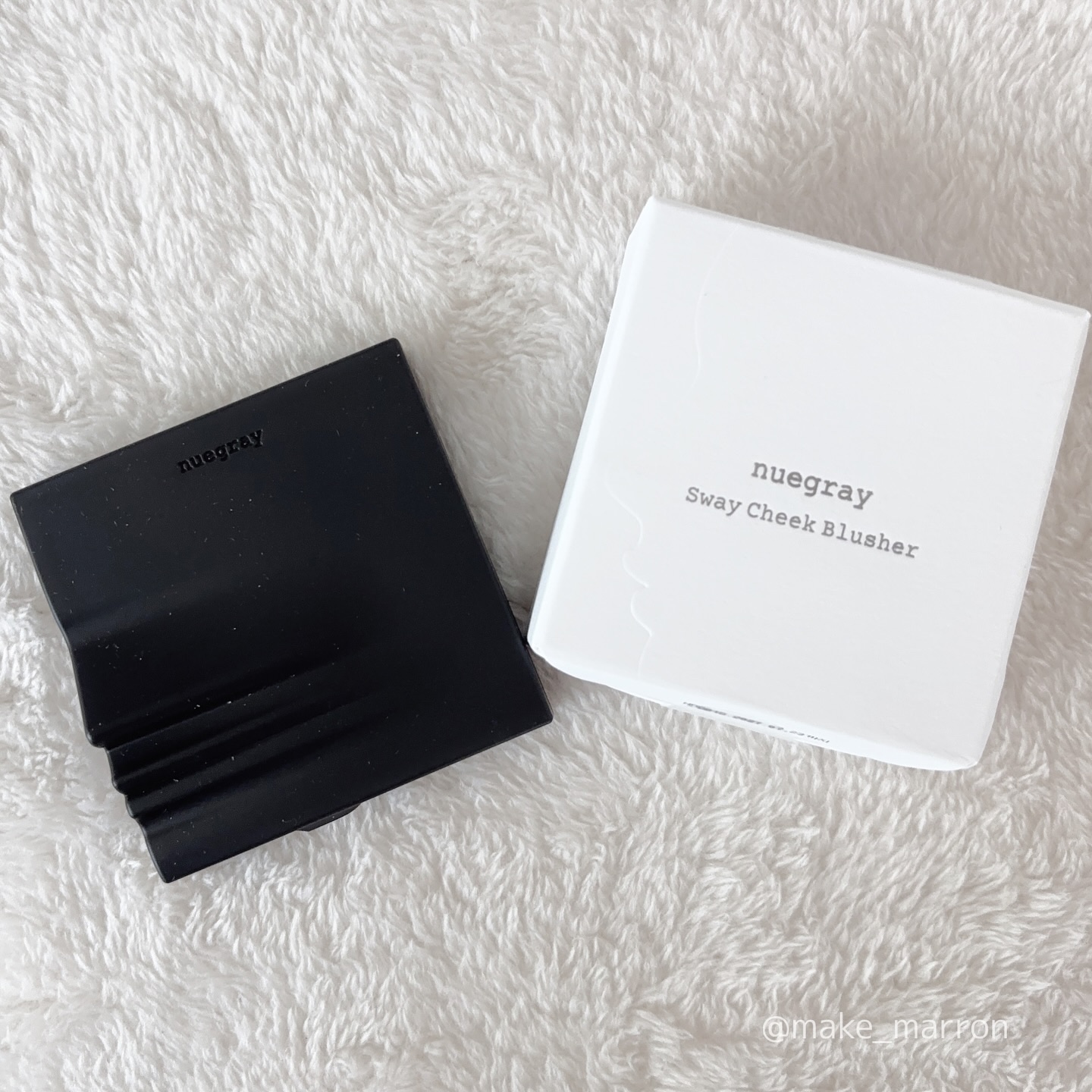 スウェイチークブラッシャー/nuegray/ジェル・クリームチークを使ったクチコミ（1枚目）