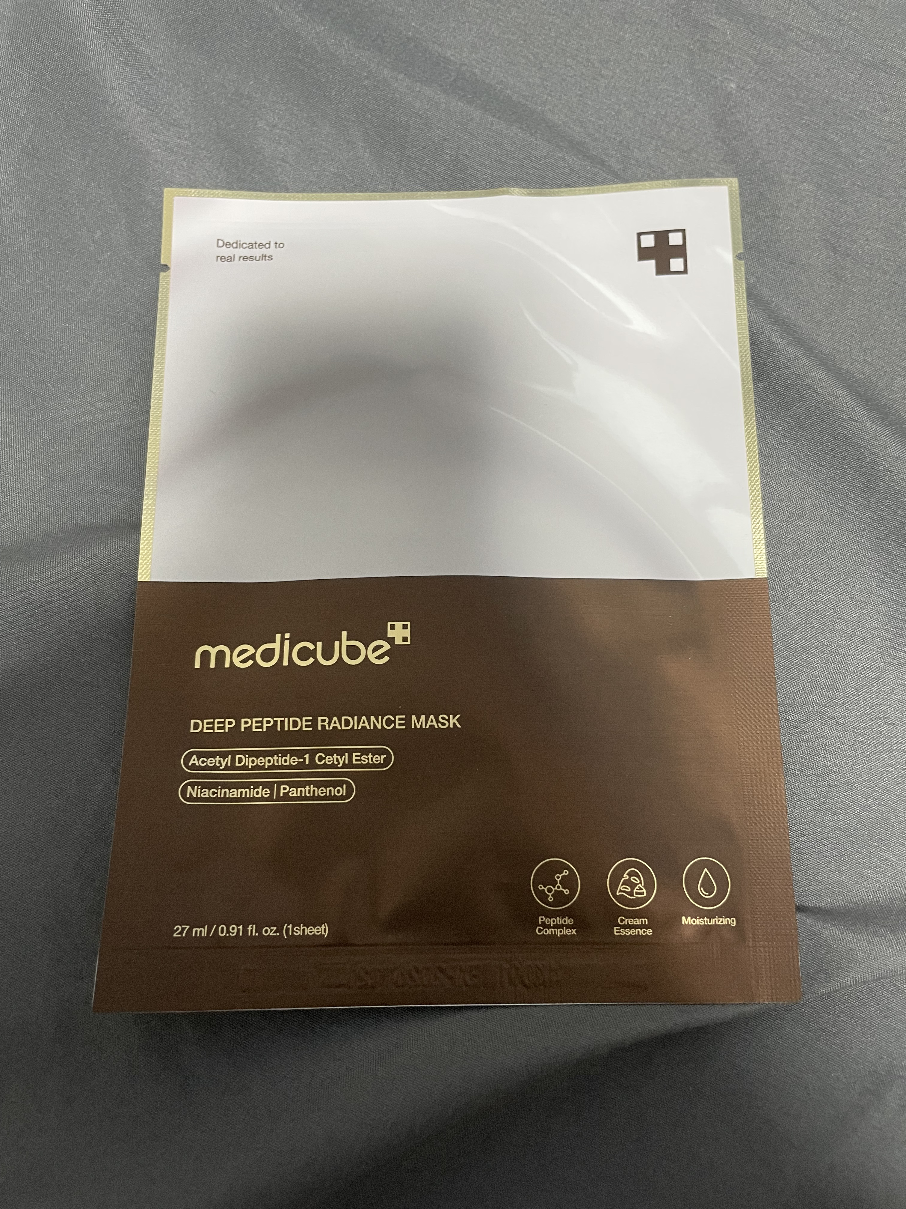 ディープペプチドマスク 1枚/MEDICUBE/シートマスク・パックを使ったクチコミ（1枚目）