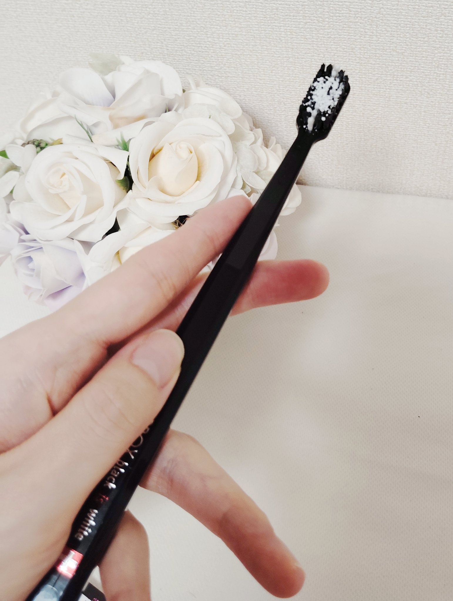 歯ブラシ ブラックisホワイト/CURAPROX/歯ブラシを使ったクチコミ（3枚目）