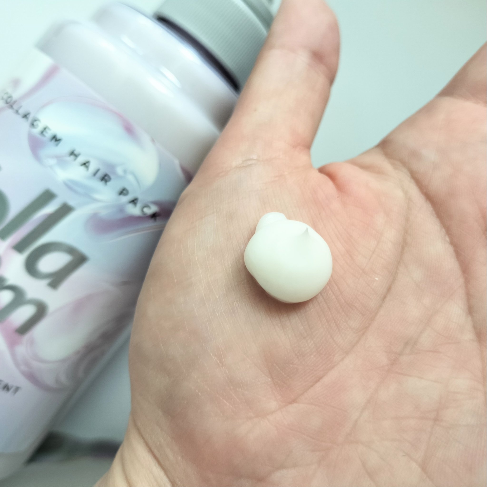 コラジェム ストレートグロウシャンプー/トリートメント トリートメント440g/collagem/市販シャンプーを使ったクチコミ（3枚目）