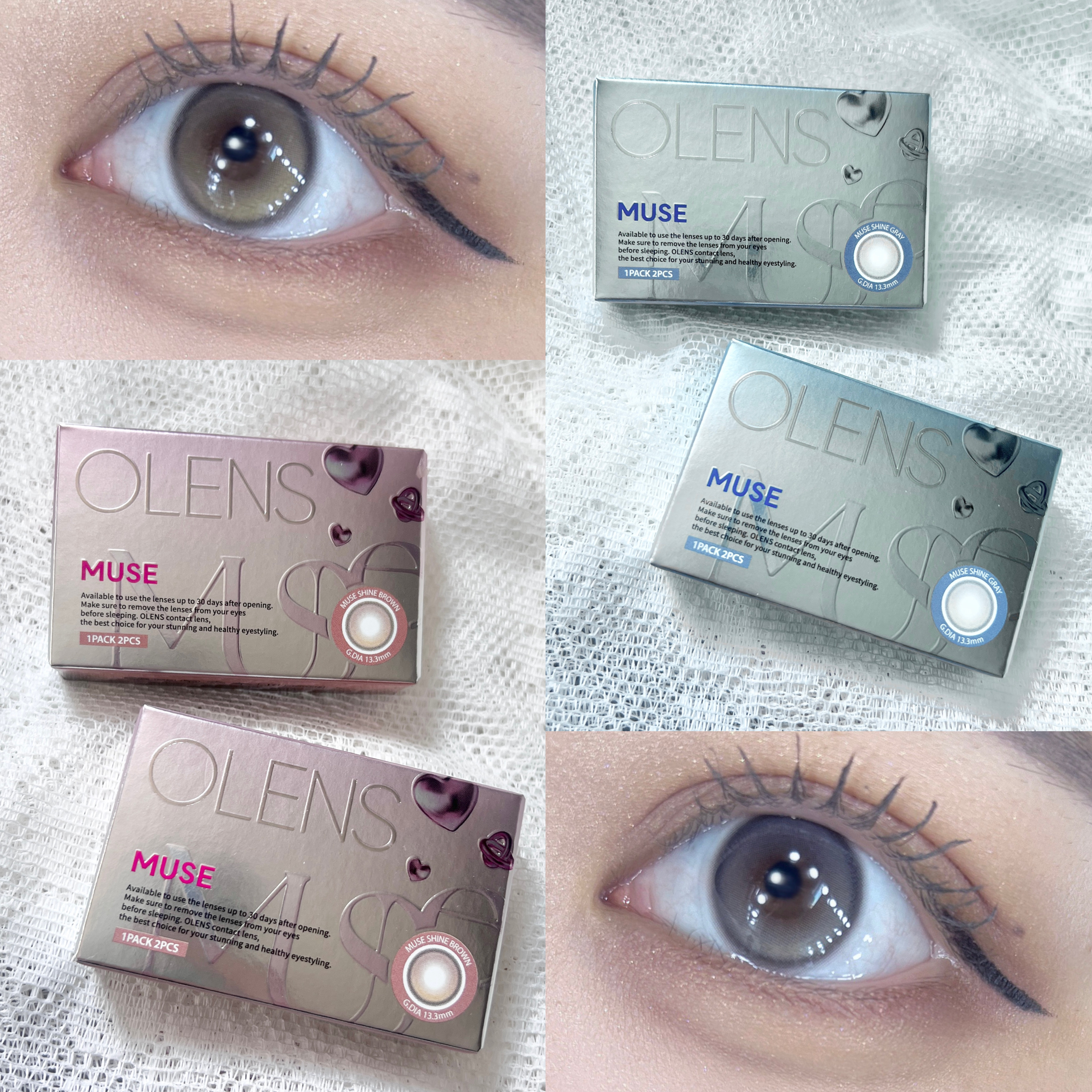 MUSE 1month/OLENS/１ヶ月（１MONTH）カラコンを使ったクチコミ（3枚目）