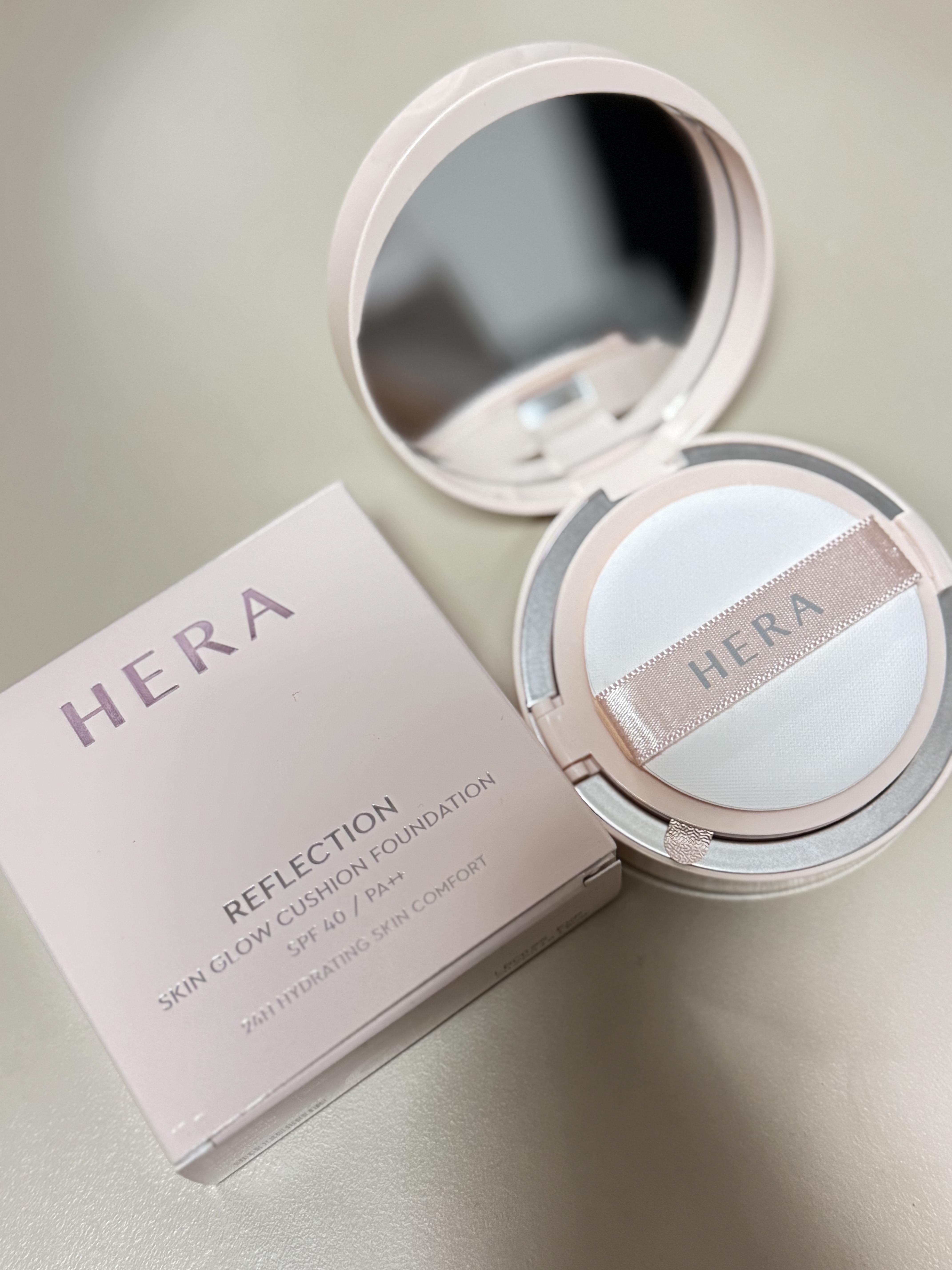 リフレクション スキン グロウ クッション ファンデーション/HERA/クッションファンデーションを使ったクチコミ（1枚目）