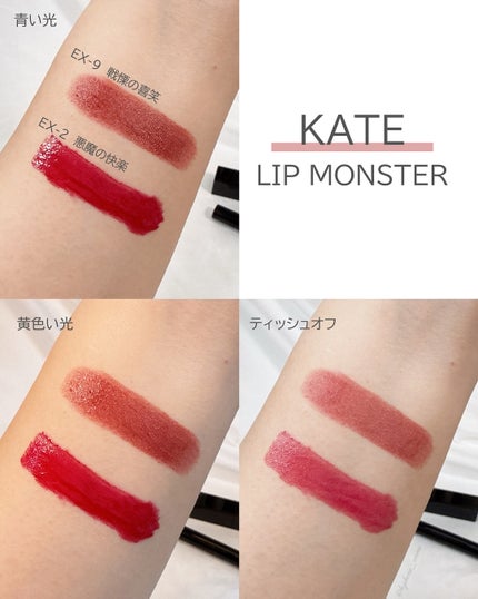 ケイト リップモンスター/KATE/口紅を使ったクチコミ(4枚目)