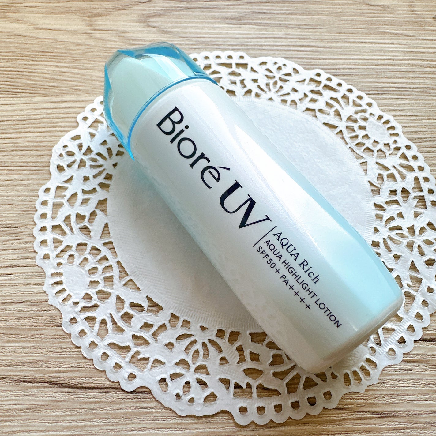 ビオレUV アクアリッチ アクアハイライトローション(水層ハイライトUV)/ビオレ/日焼け止めローションを使ったクチコミ(2枚目)