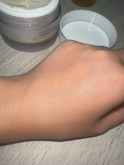 ビタトーニングカプセルクリーム/ダルバ/フェイスクリームを使ったクチコミ(5枚目)