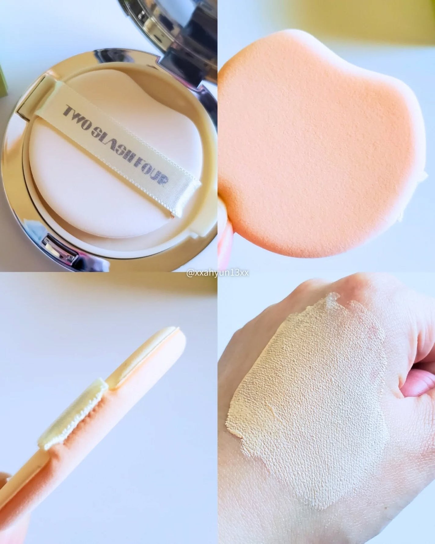 エンジェリックサテンクッション/TWO SLASH FOUR/クッションファンデーションを使ったクチコミ(4枚目)