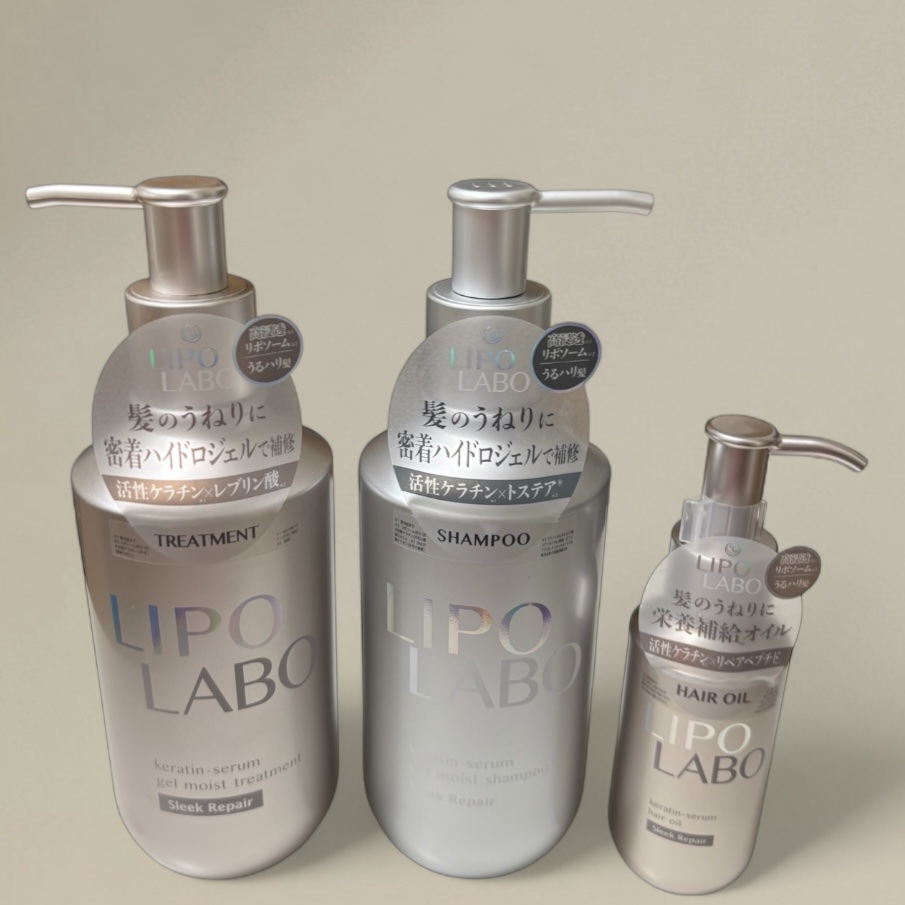 リポ ラボ ケラチンセラム ジェルモイスト シャンプー /トリートメントスリークリペア＊/LIPO　LABO/市販シャンプーを使ったクチコミ（1枚目）