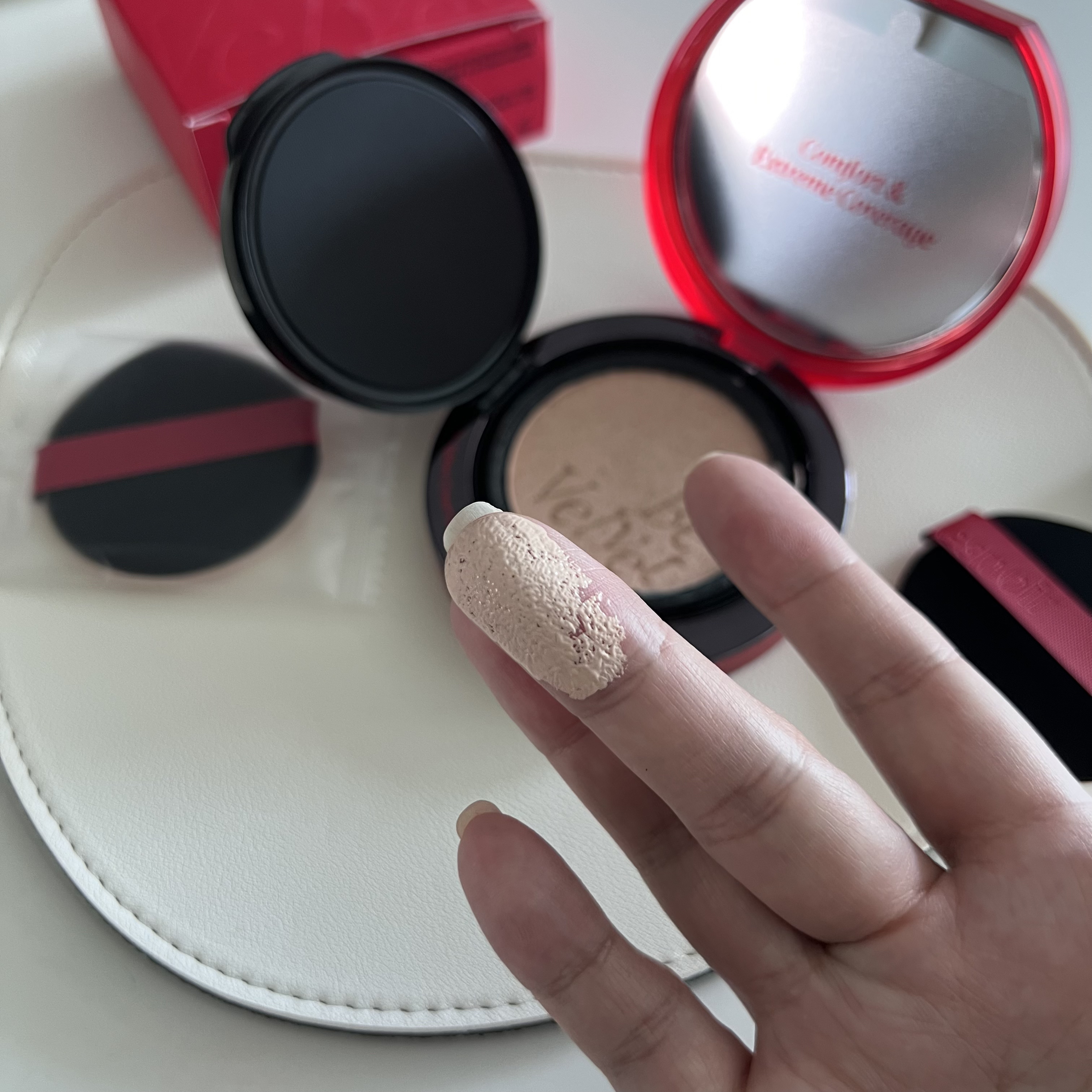 ビーベルベットカバークッション/espoir/クッションファンデーションを使ったクチコミ（3枚目）