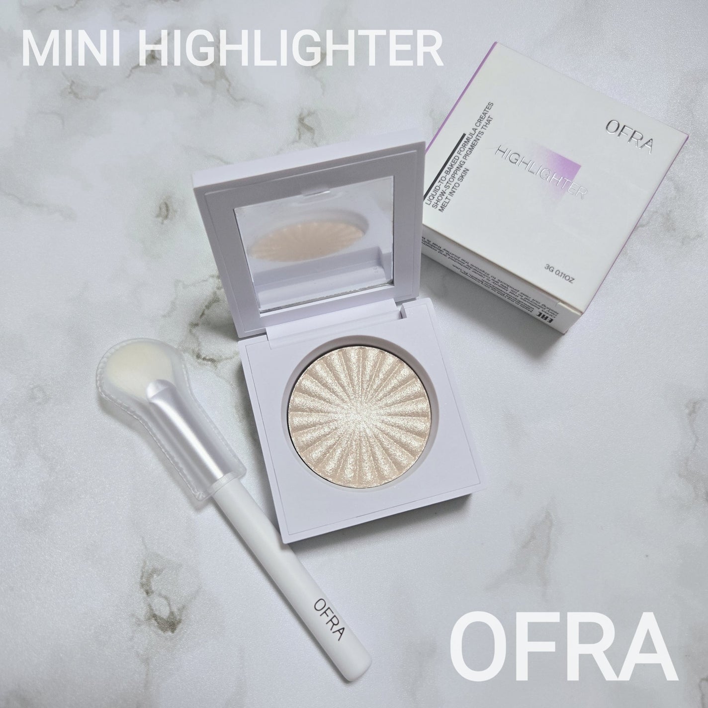 OFRA mini Highlighter/Ofra Cosmetics/パウダーハイライトを使ったクチコミ(1枚目)