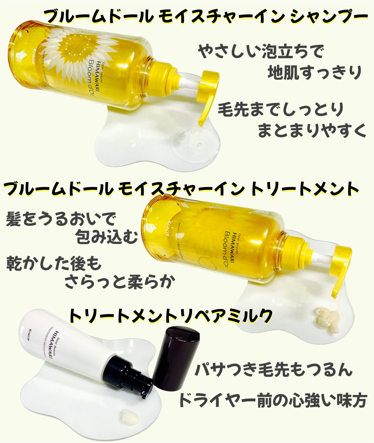 トリートメントリペアミルク/ディアボーテ/ヘアミルクを使ったクチコミ（2枚目）